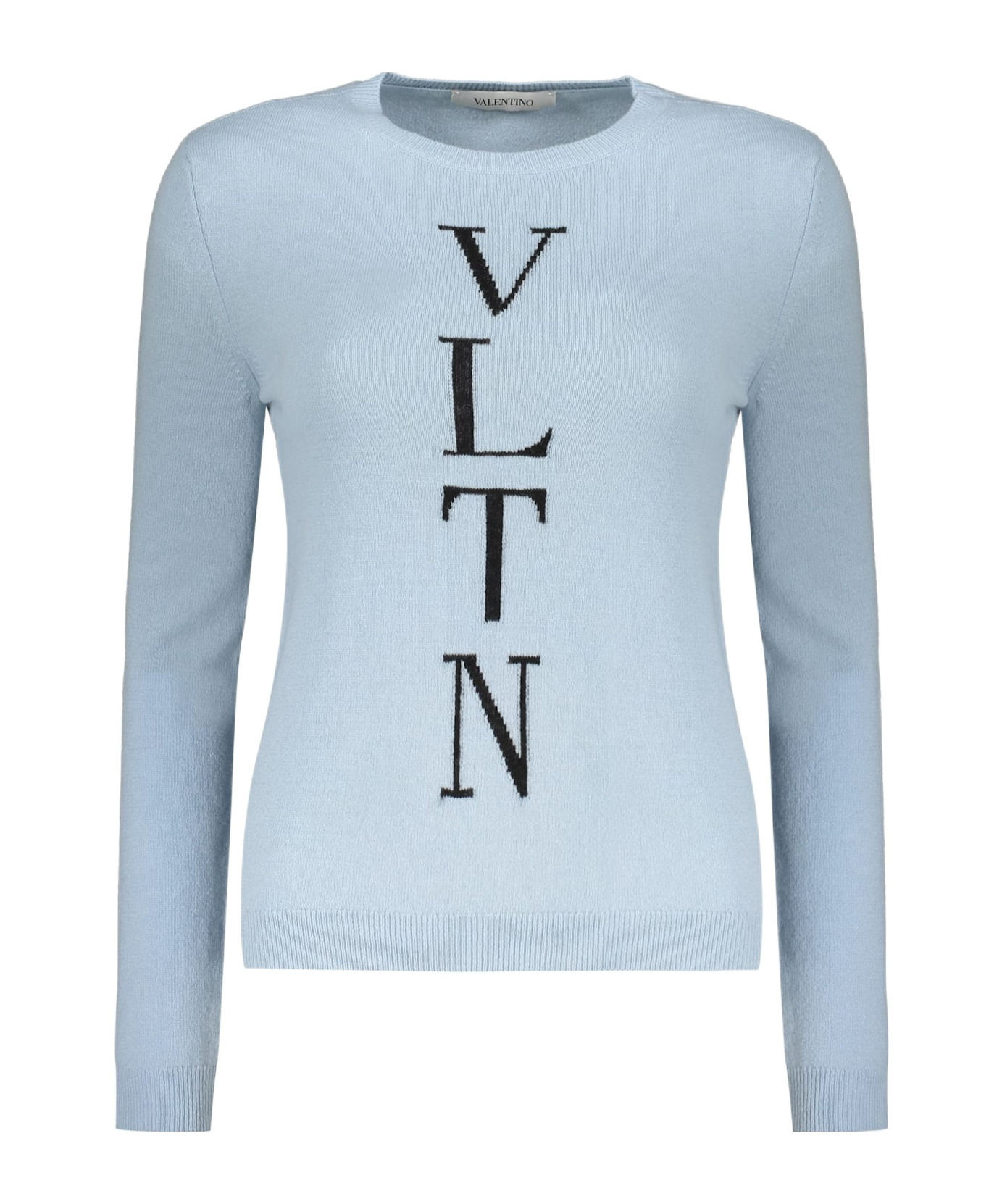 Valentino Intarsia-knit Logo Jumper