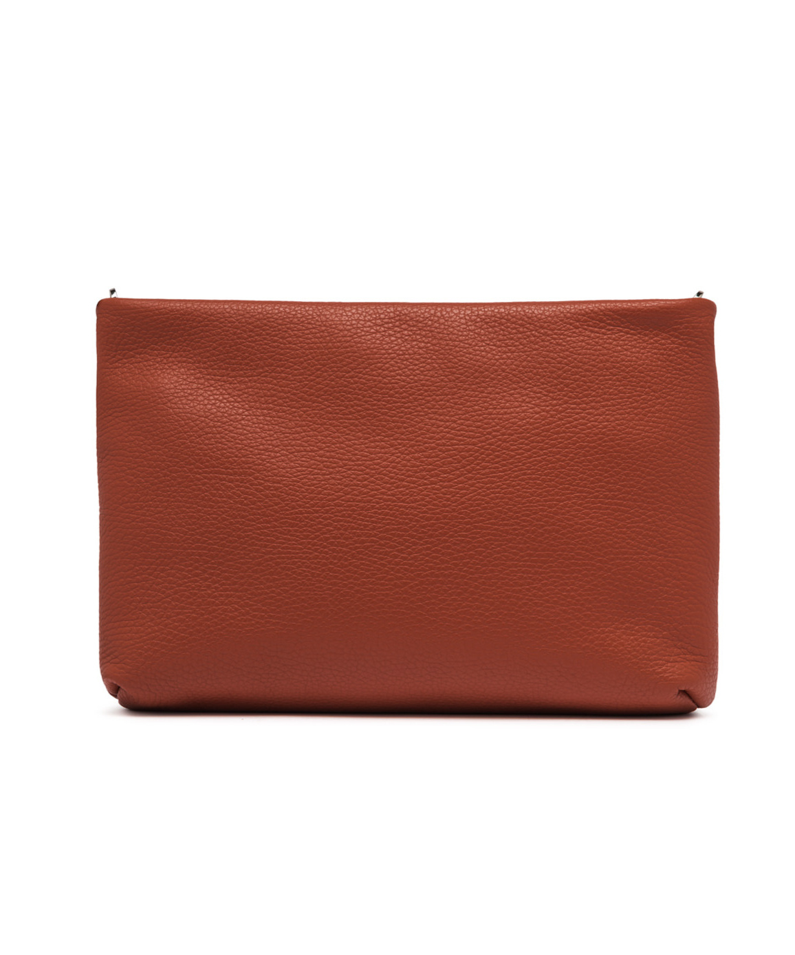 Gianni Chiarini Brenda Clutch Bag In Textured Leather In Brown