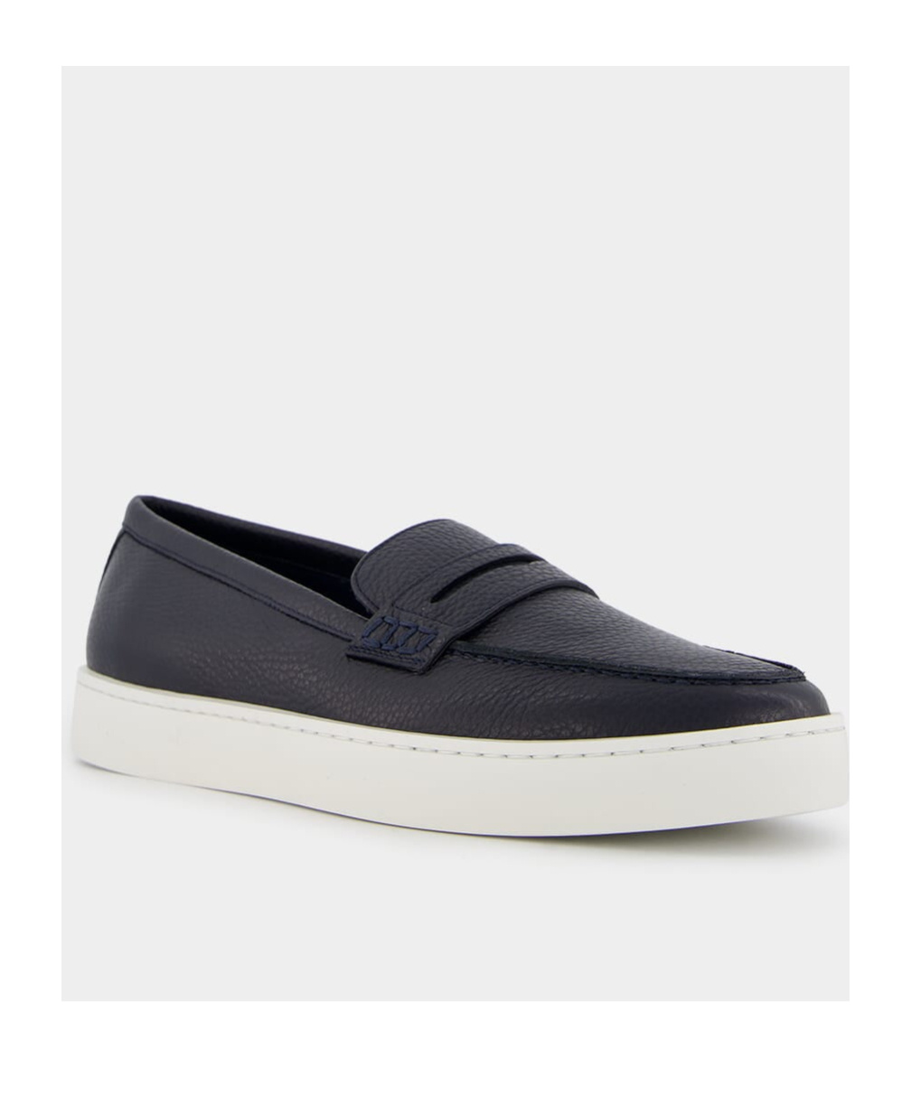 Manolo Blahnik Ellisa Leather Casual Penny Loafers In Black