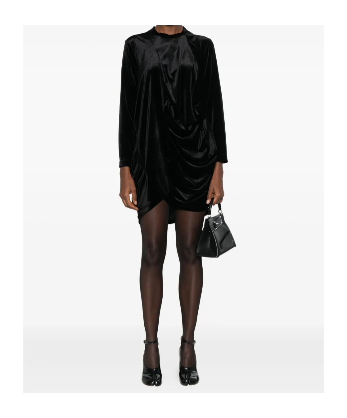 Comme Des Garçons Long-sleeved T-shirt In Black