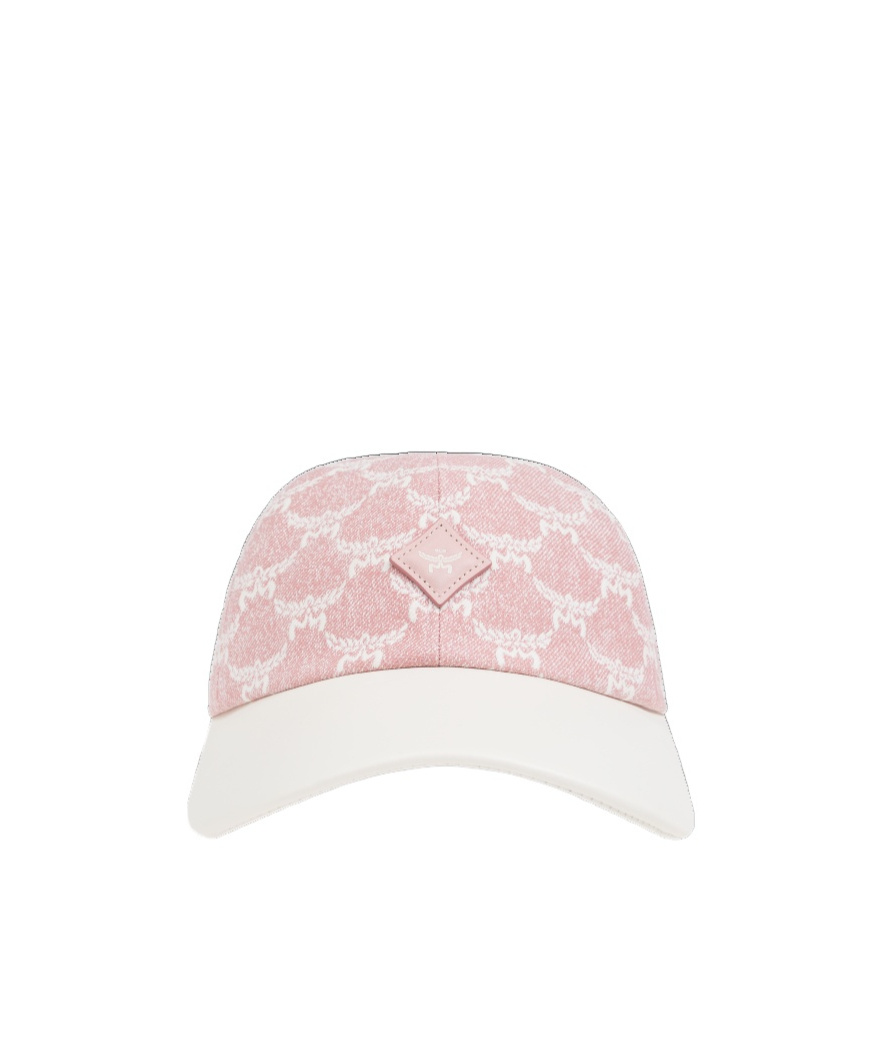 Mcm Pattern Baseball Cap In Pink