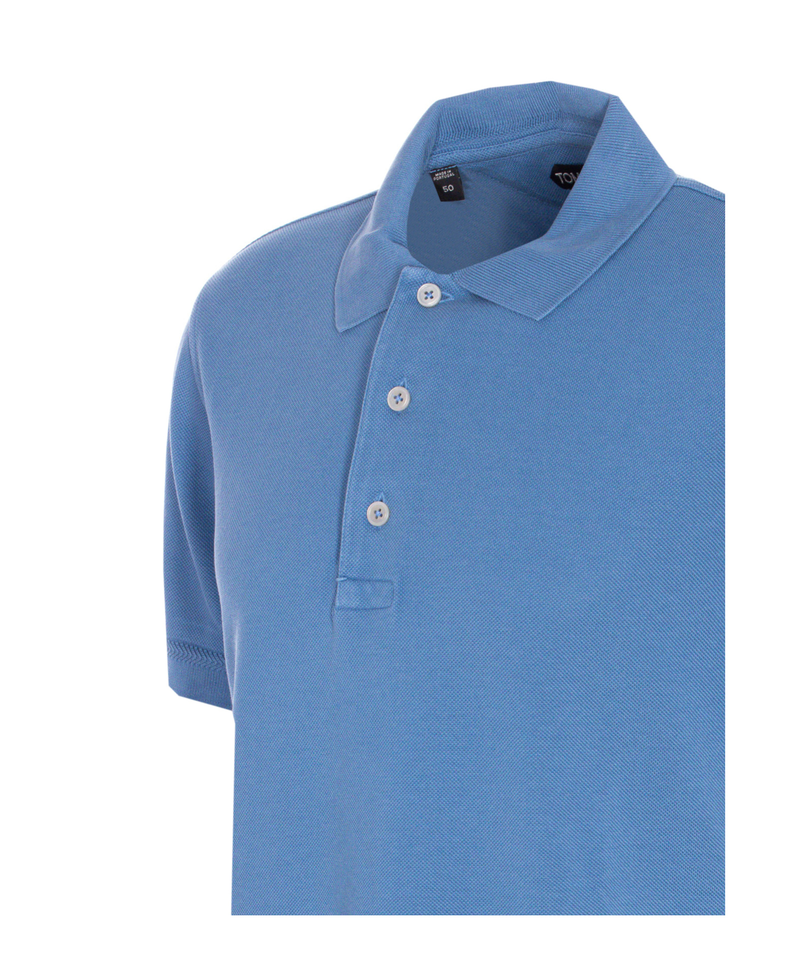 Tom Ford Short-sleeved Polo Shirt In Blue
