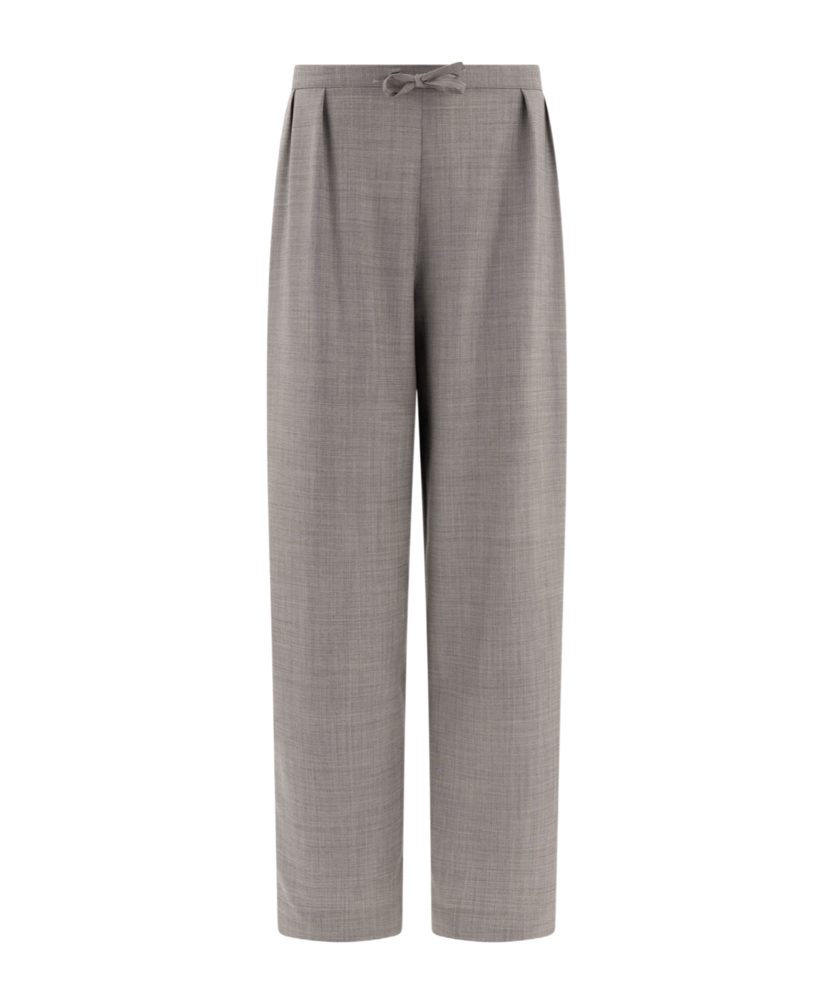 Loulou Studio Relaxed Straight-leg Trousers In Gray