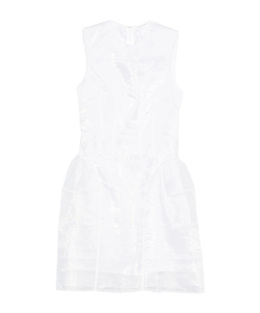 Cecilie Bahnsen Round-neck Dress In White
