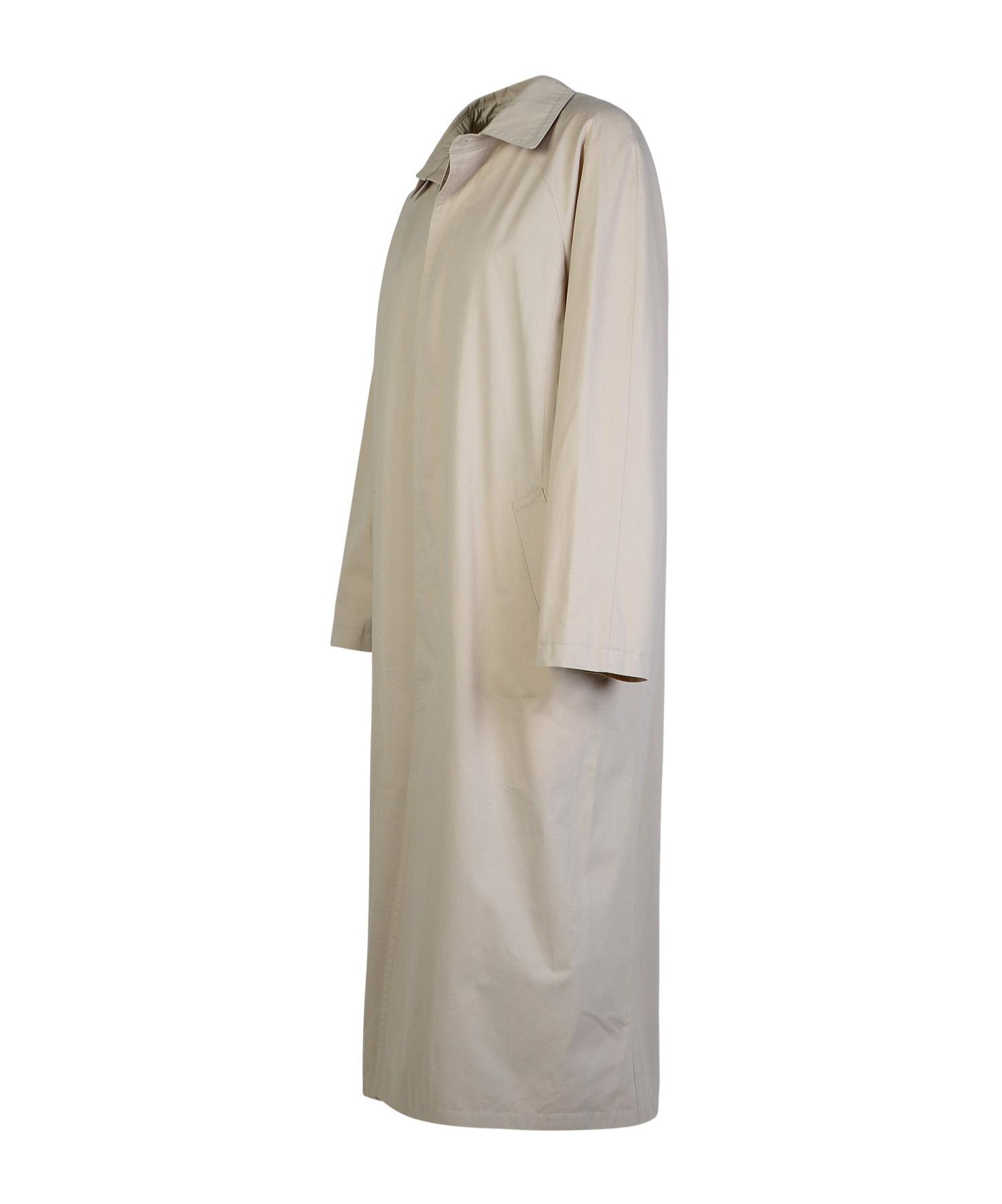 Apc A.p.c. 'gaia' Ivory Cotton Trench Coat In Nude