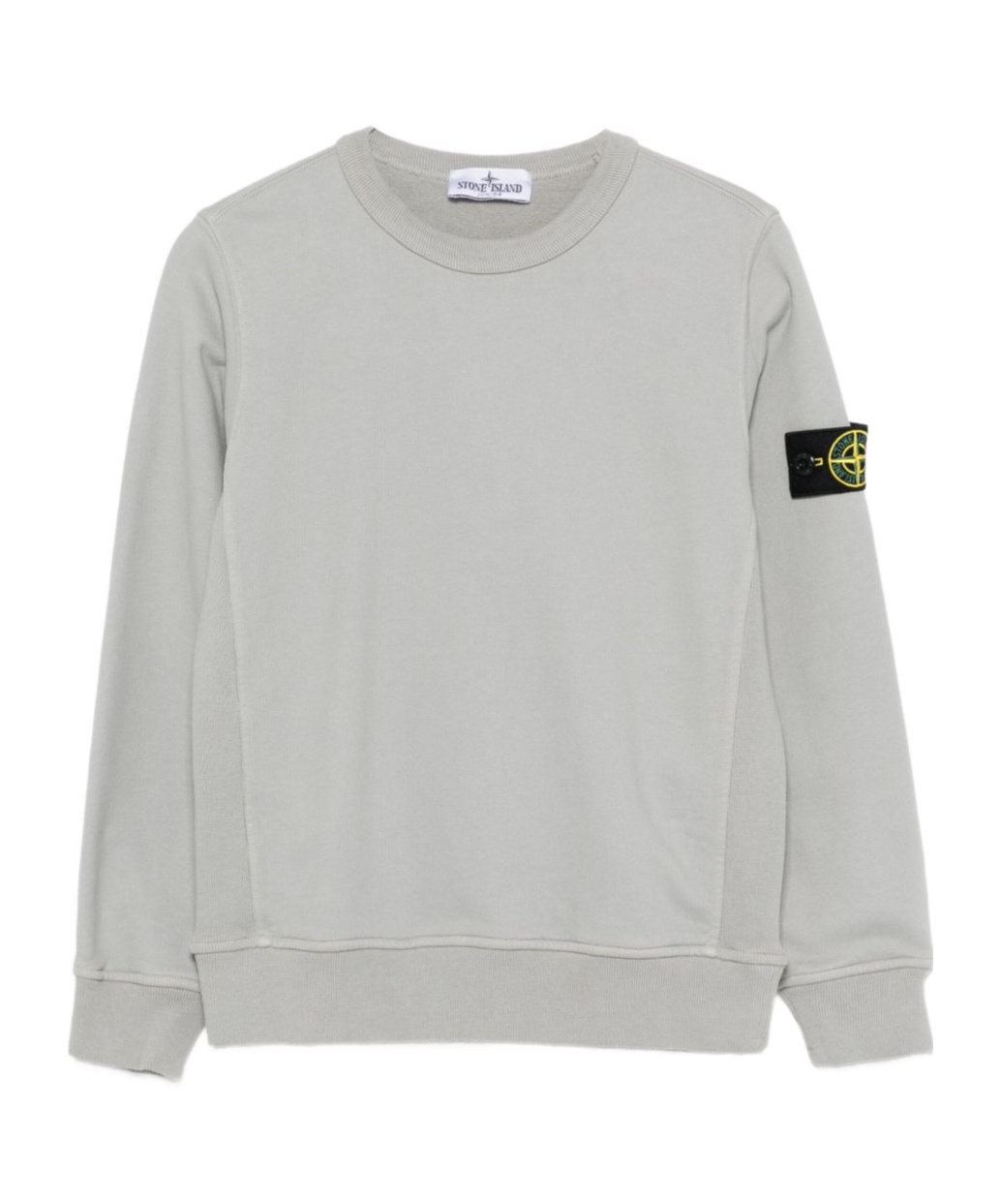 Stone Island Compass-badge Sweatshirt In Gray