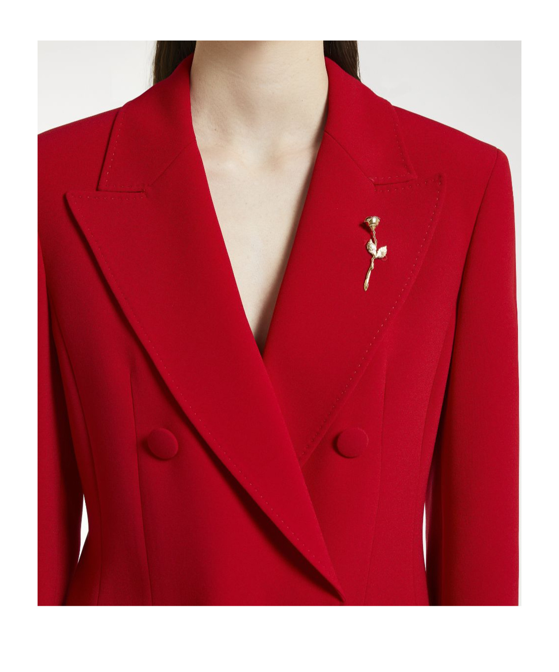 Marella Codesign Waisted Blazer In Red