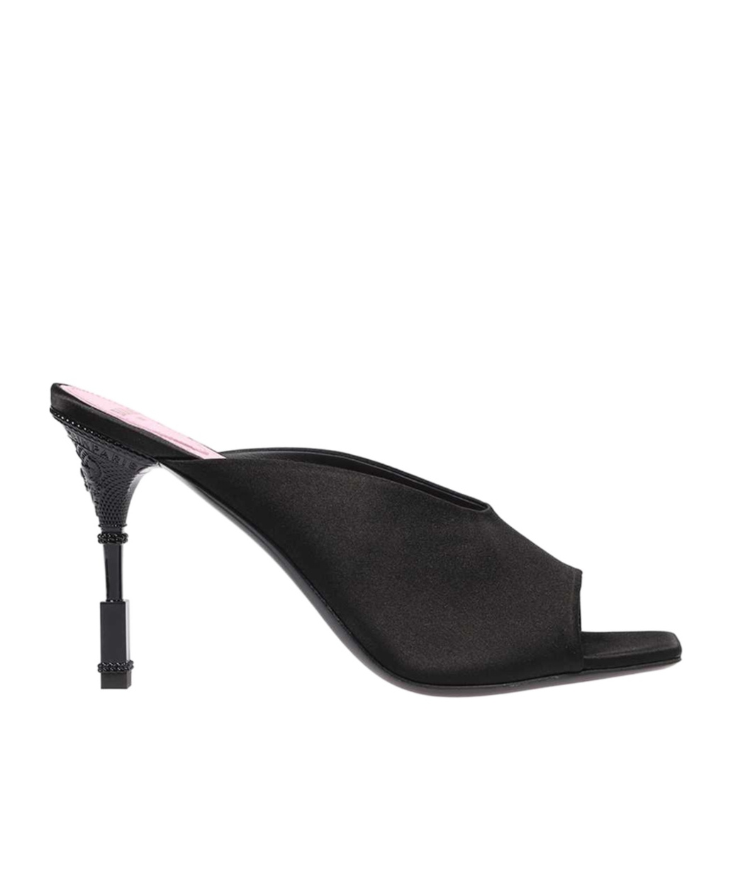 Balmain Open-toed High-heeled Sandals In Black