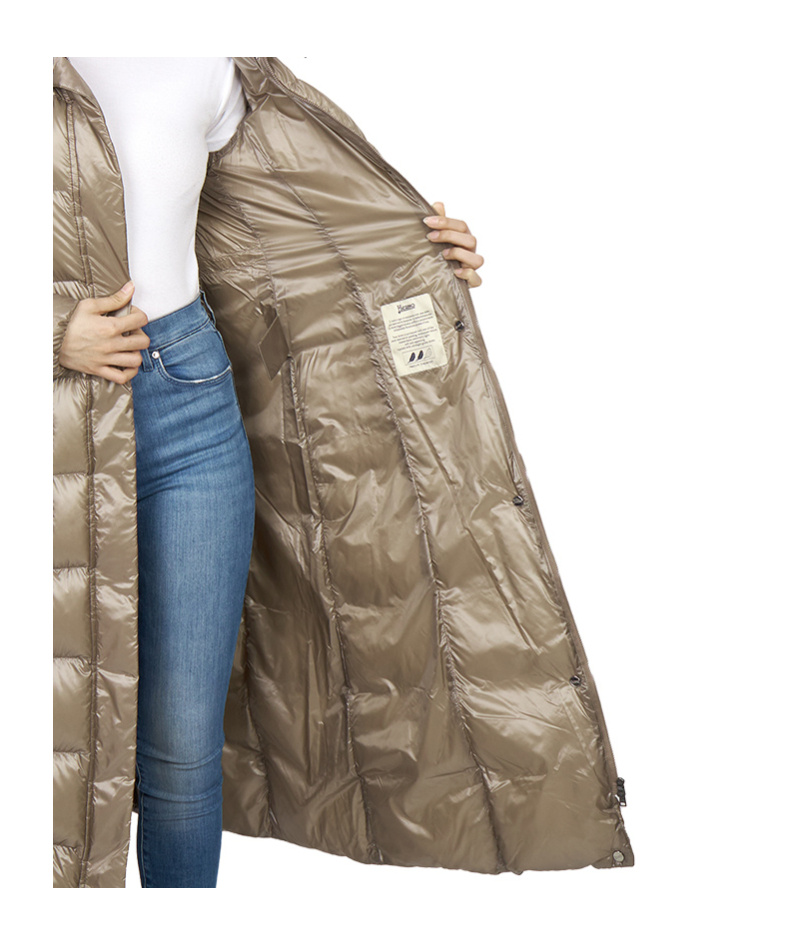 Herno Hooded Down Jacket In Brown