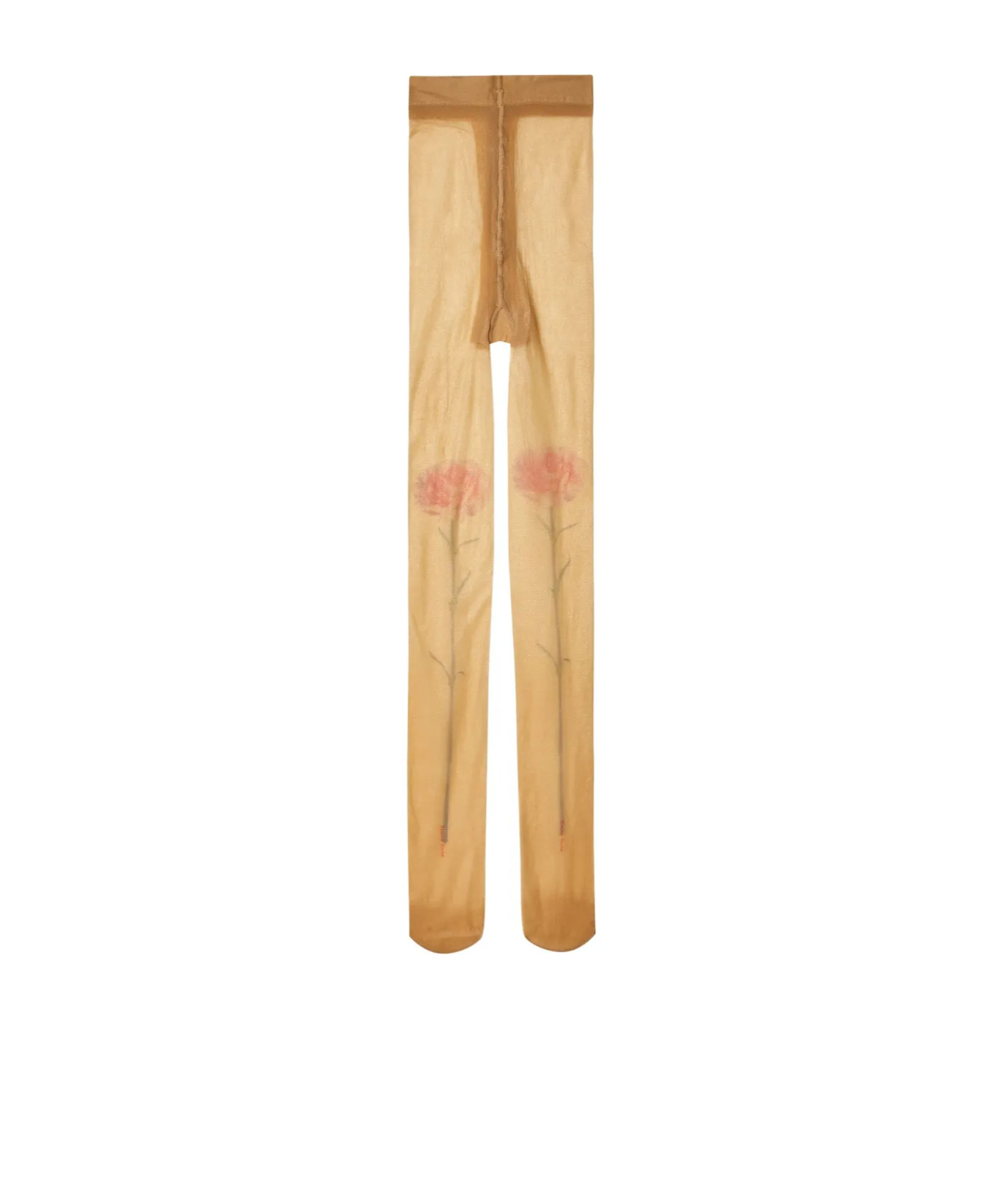 Simone Rocha Carnation Tights In Light Brown