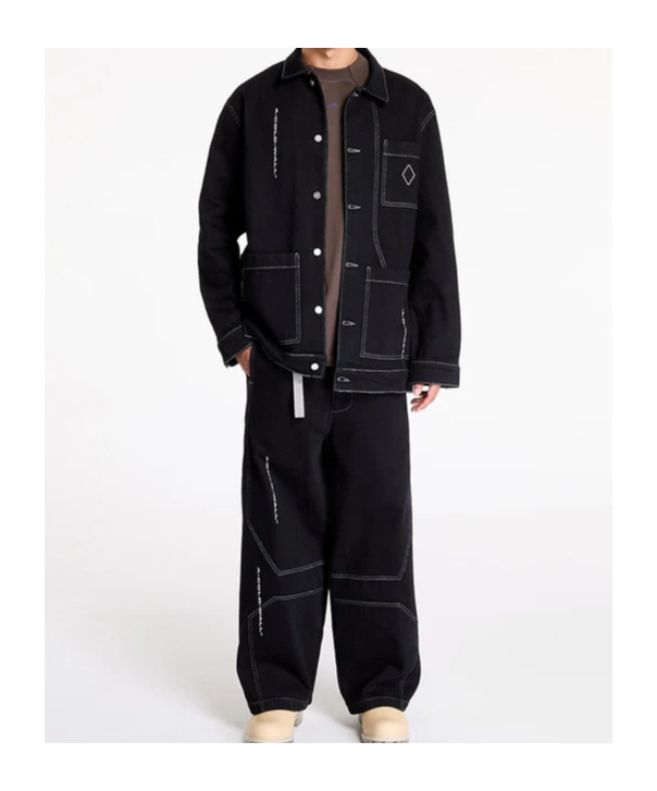 A-cold-wall* Belt-loop Jeans In Black
