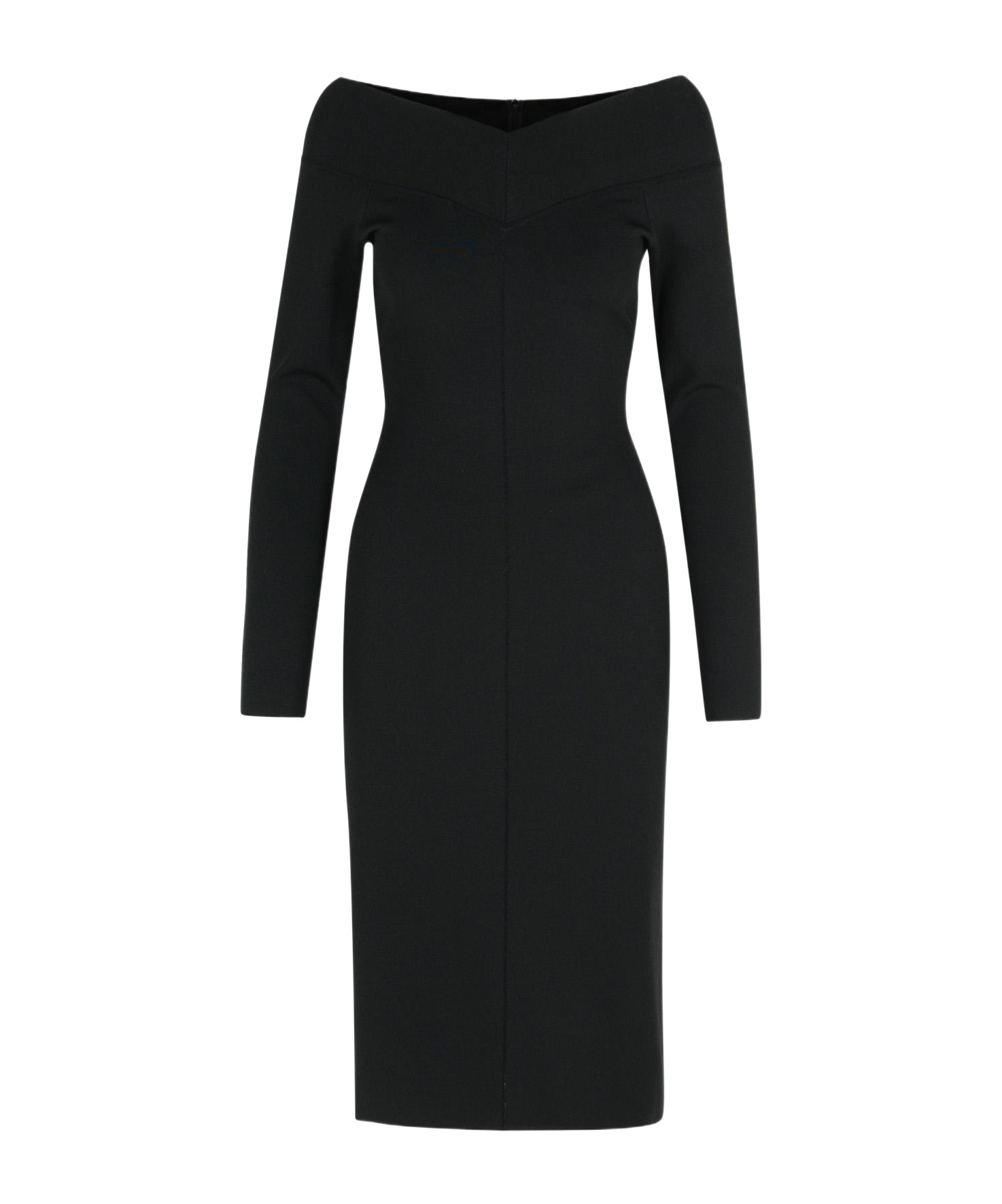 Stella Mccartney Fitted Off-the-shoulder Midi Dress