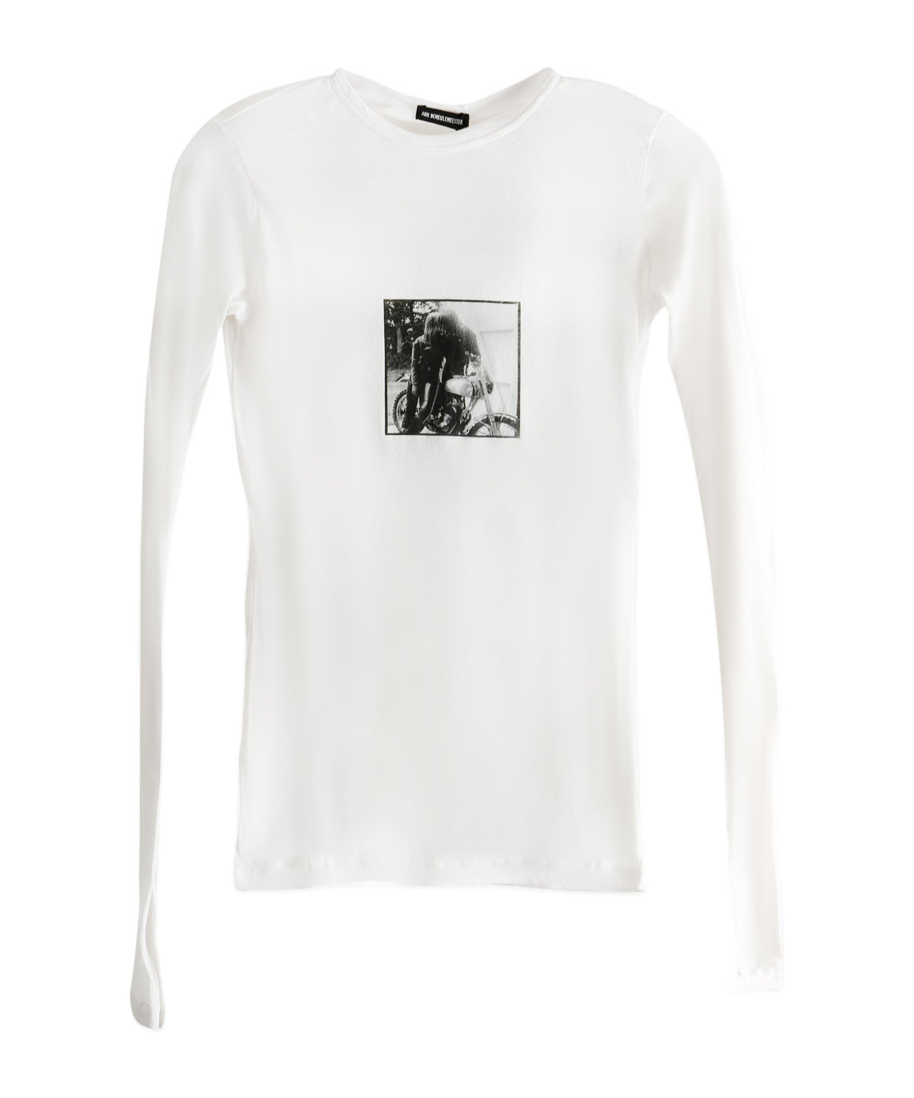 Ann Demeulemeester Fiene Long-sleeved T-shirt In White