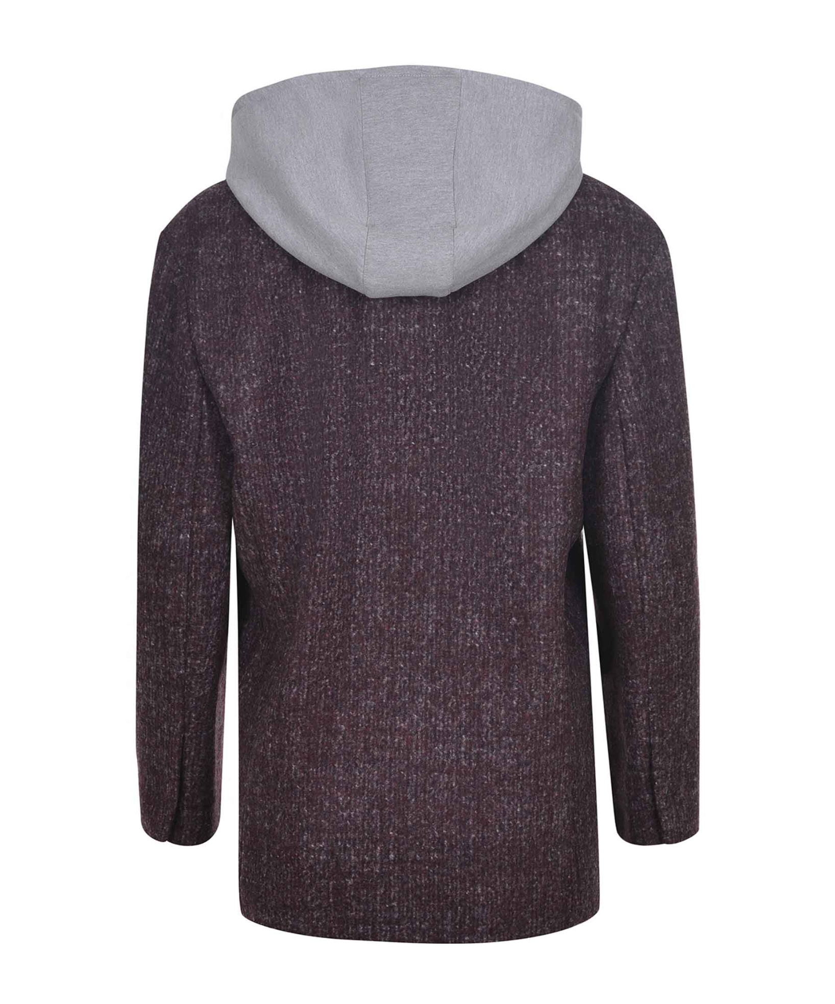 Alysi Hooded Long-sleeved Jacket In Pink