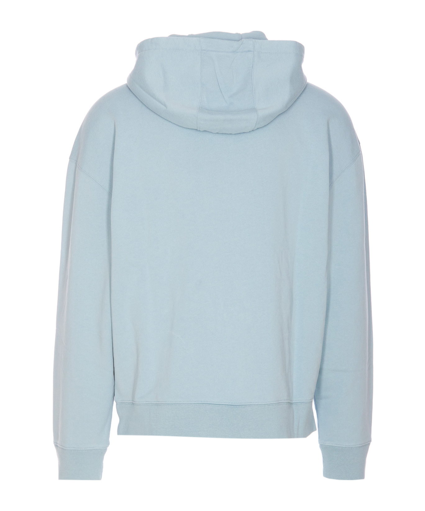 Maison Kitsuné Bold Fox Head Hooded Sweatshirt In Blue