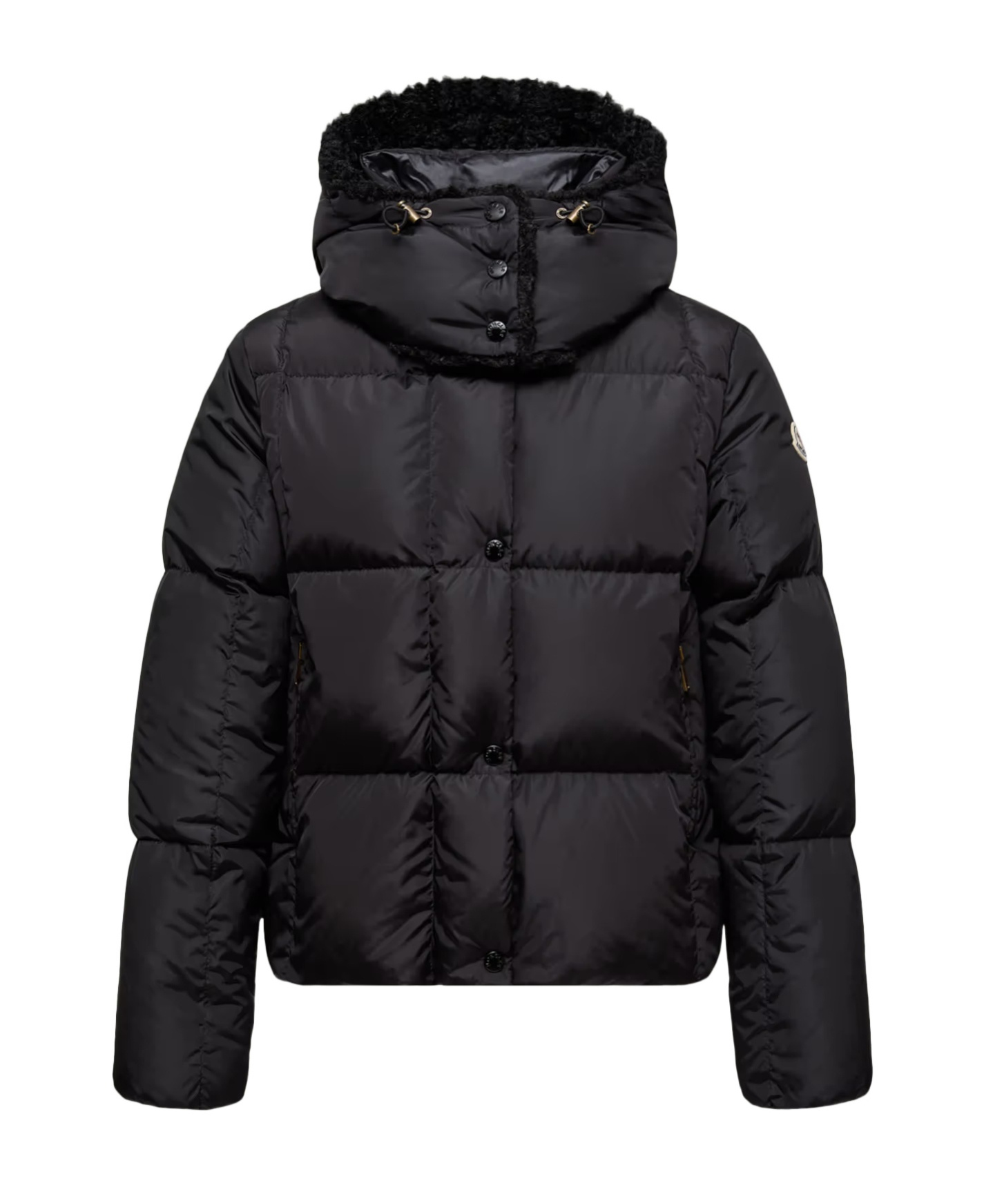 Moncler Castelnou Short Down Jacket In Black