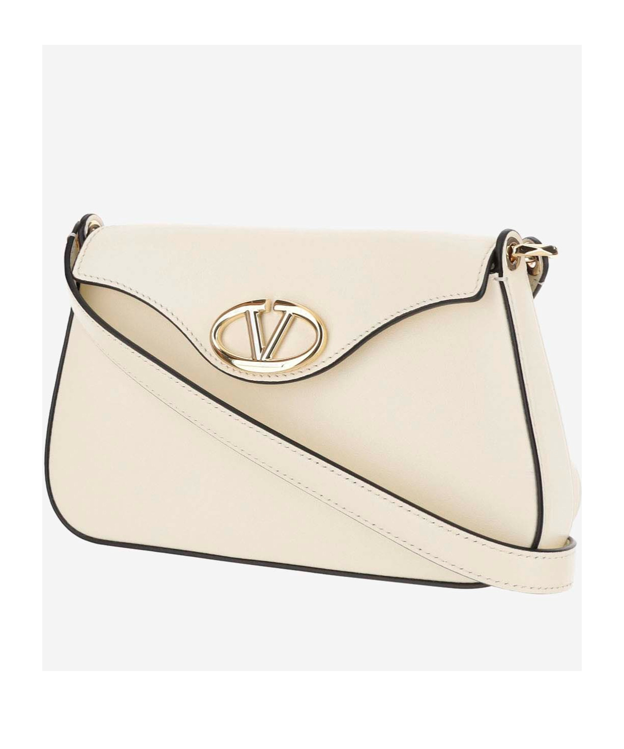 Valentino Flip Shoulder Bag In White