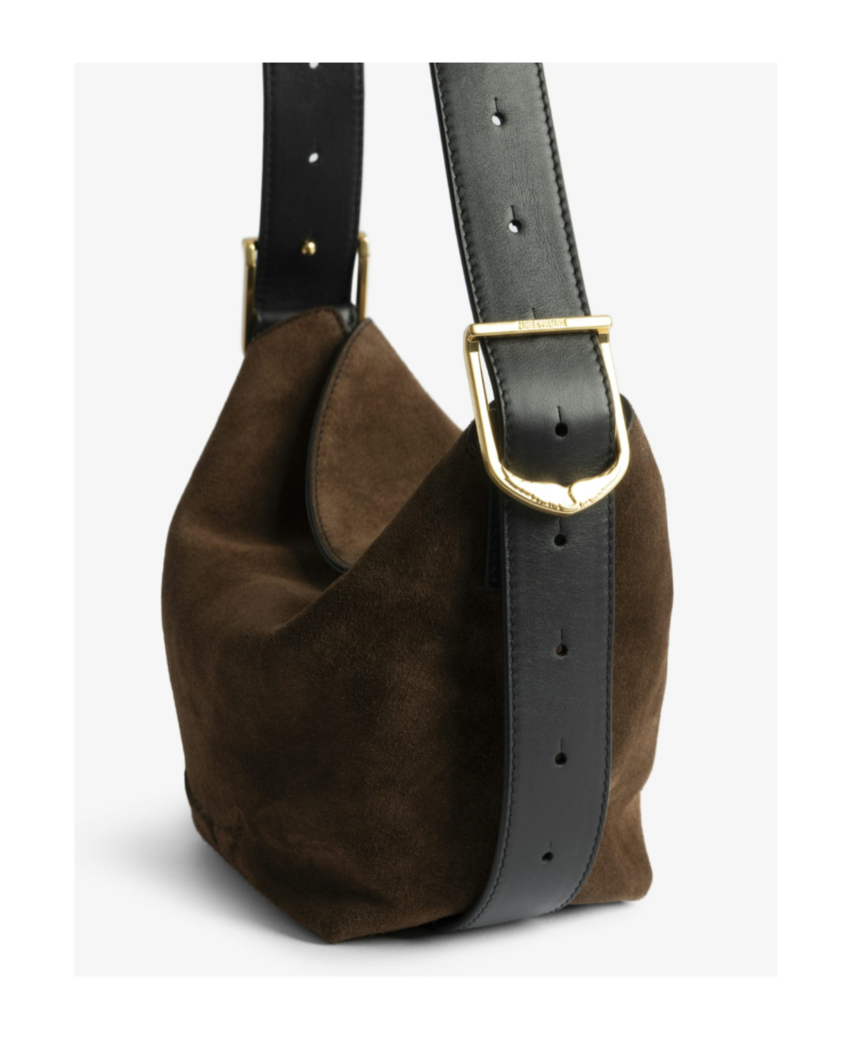 Zadig & Voltaire Baby Jane Suede Bag In Brown