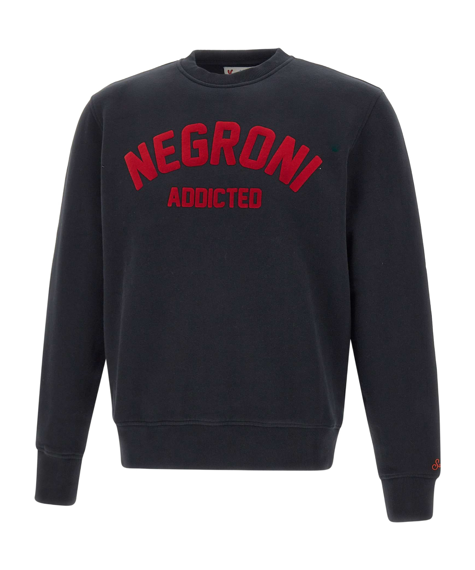 Mc2 Saint Barth Soho Negroni Crew-neck Sweatear In Blue