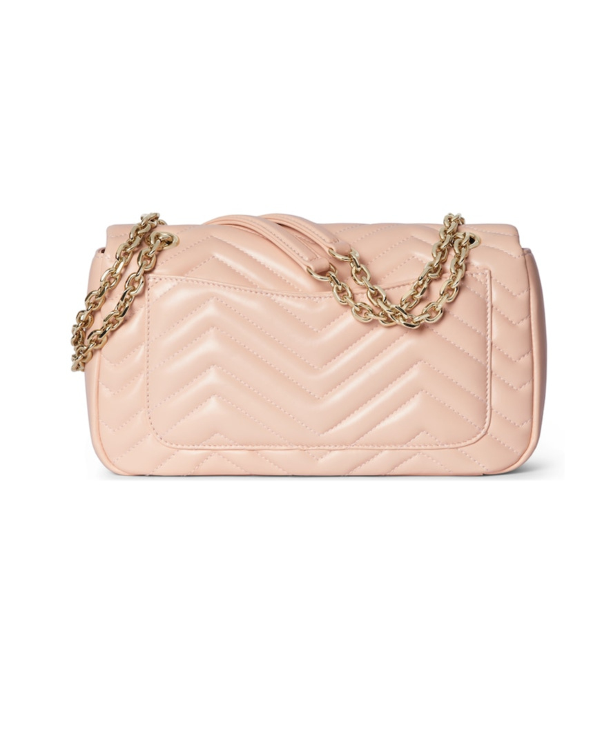 Gucci Gg Marmont Medium Shoulder Bag In Pink