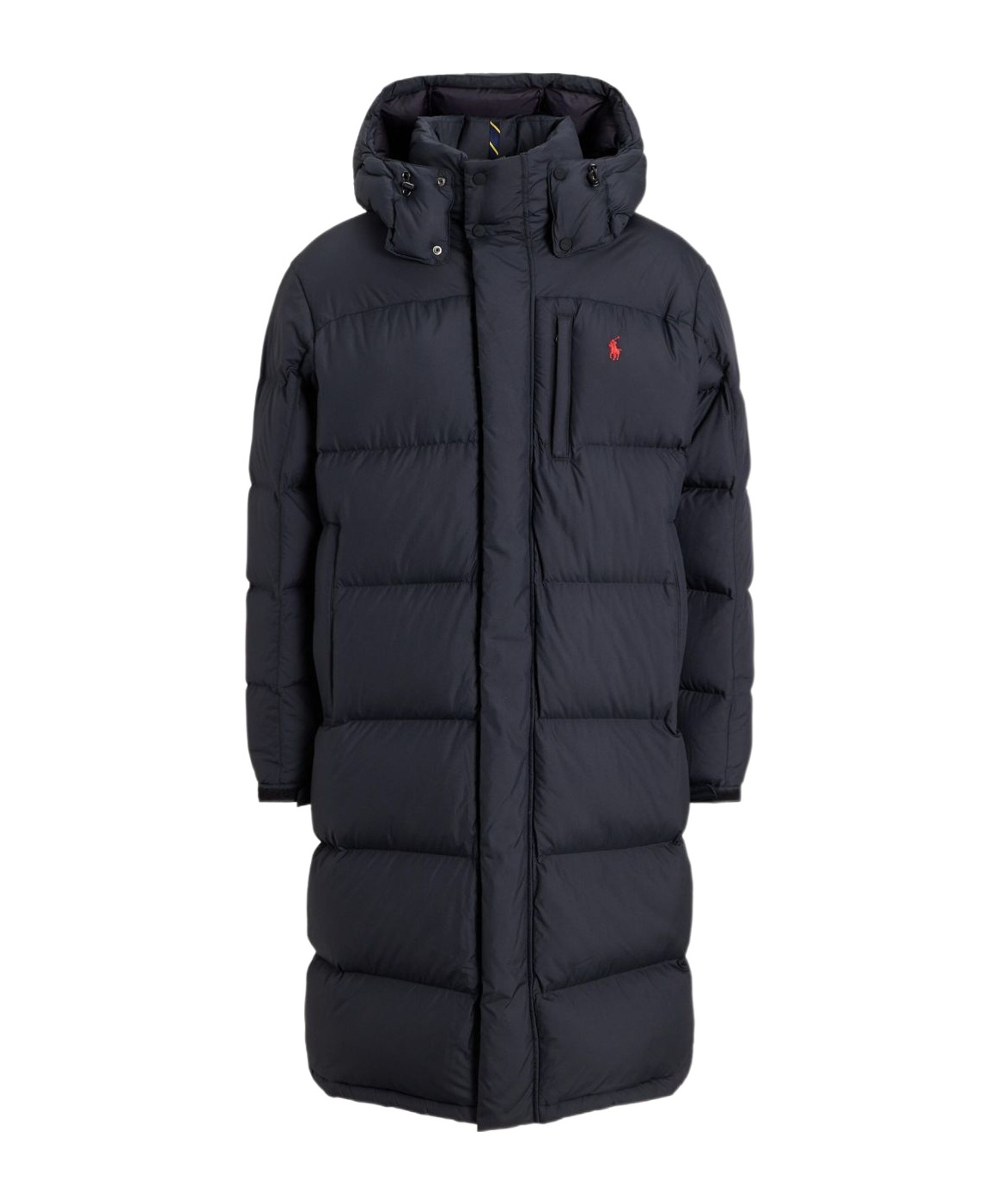 Polo Ralph Lauren Hooded Insulated Bomber Coat In Blue