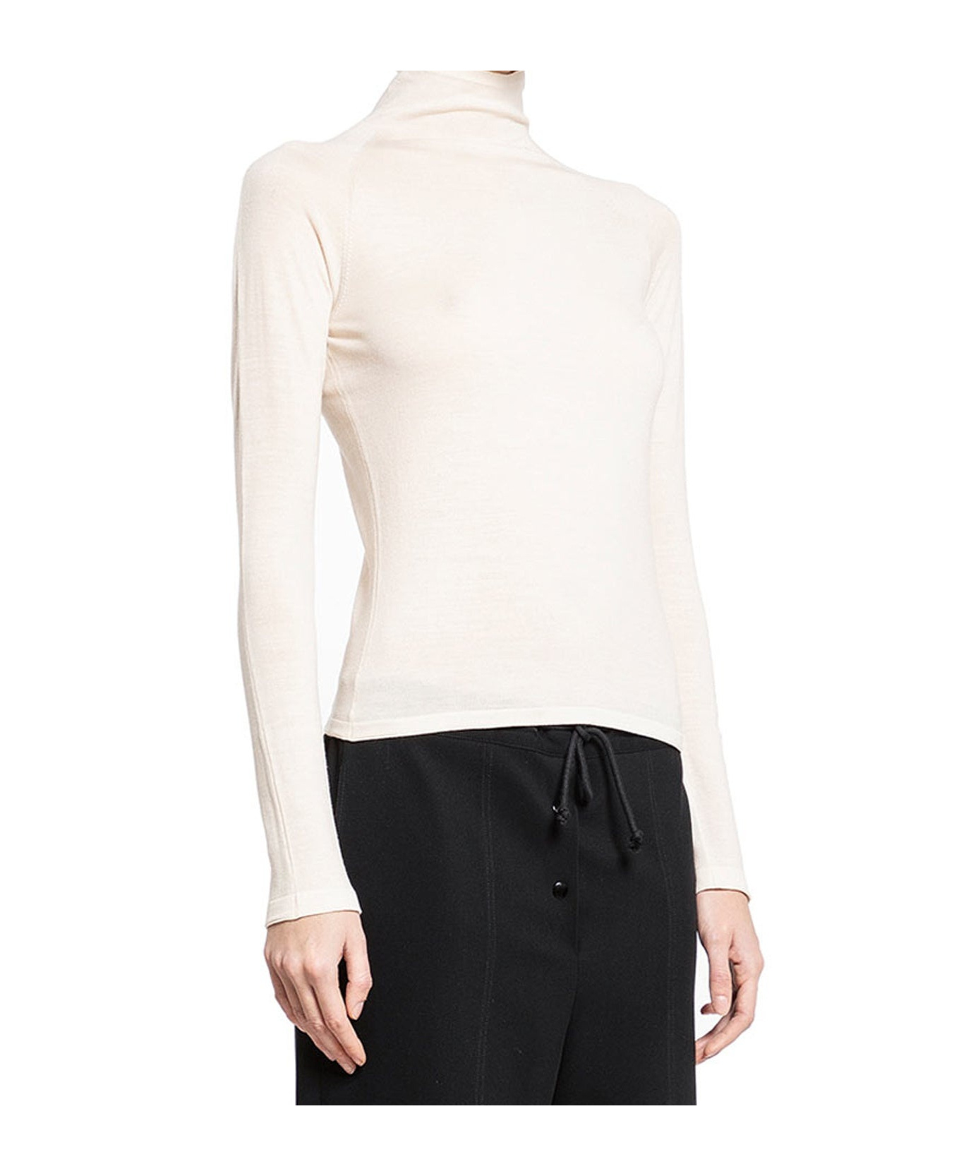 The Row Long-sleeved Top In White