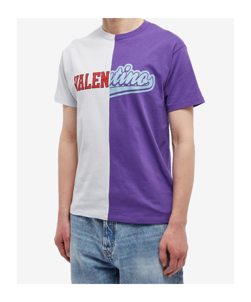 Valentino Logo-print Short-sleeved T-shirt In White