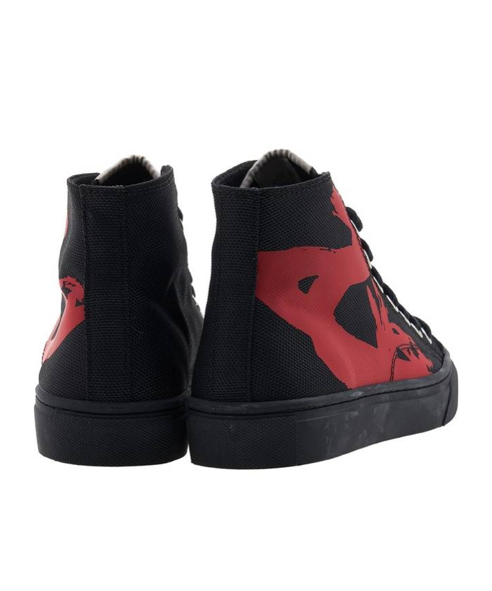 Vivienne Westwood Logo-print High-top Sneakers In Black