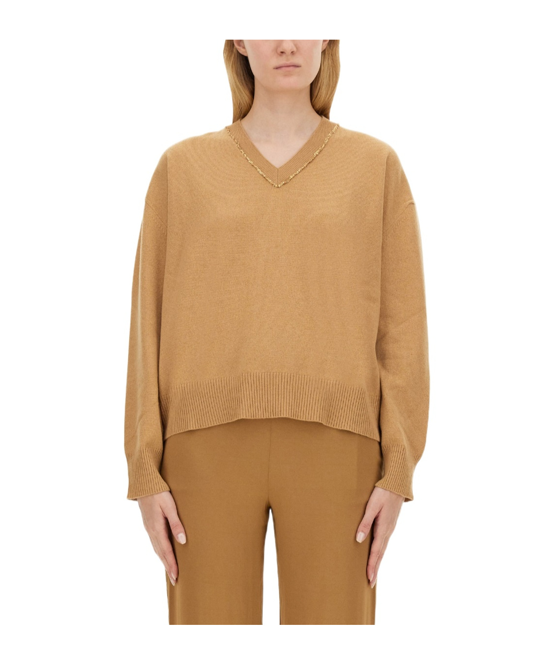 Fabiana Filippi Sweaters In Nude