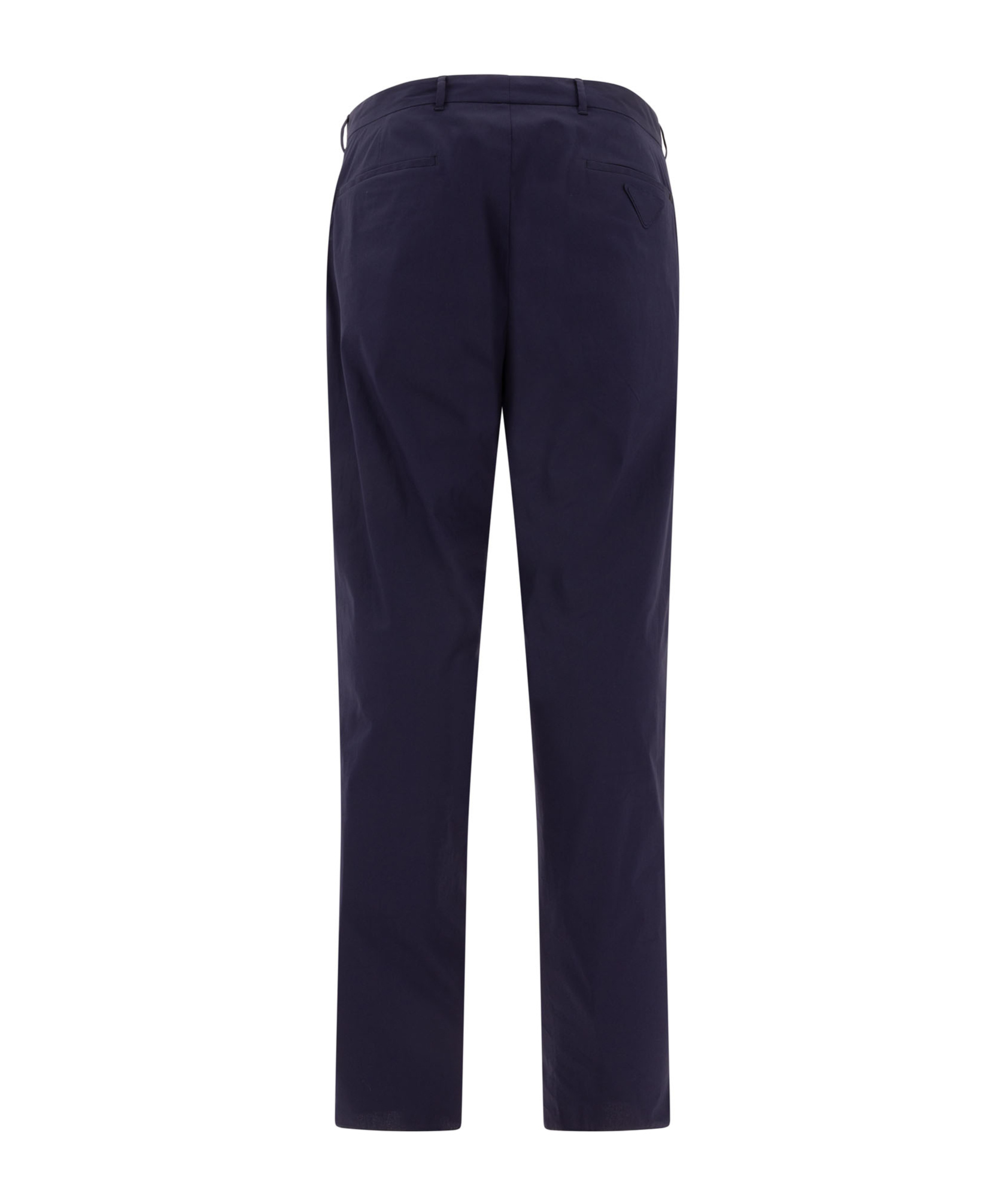Prada Straight-leg Trousers With Tailored Design In Blue