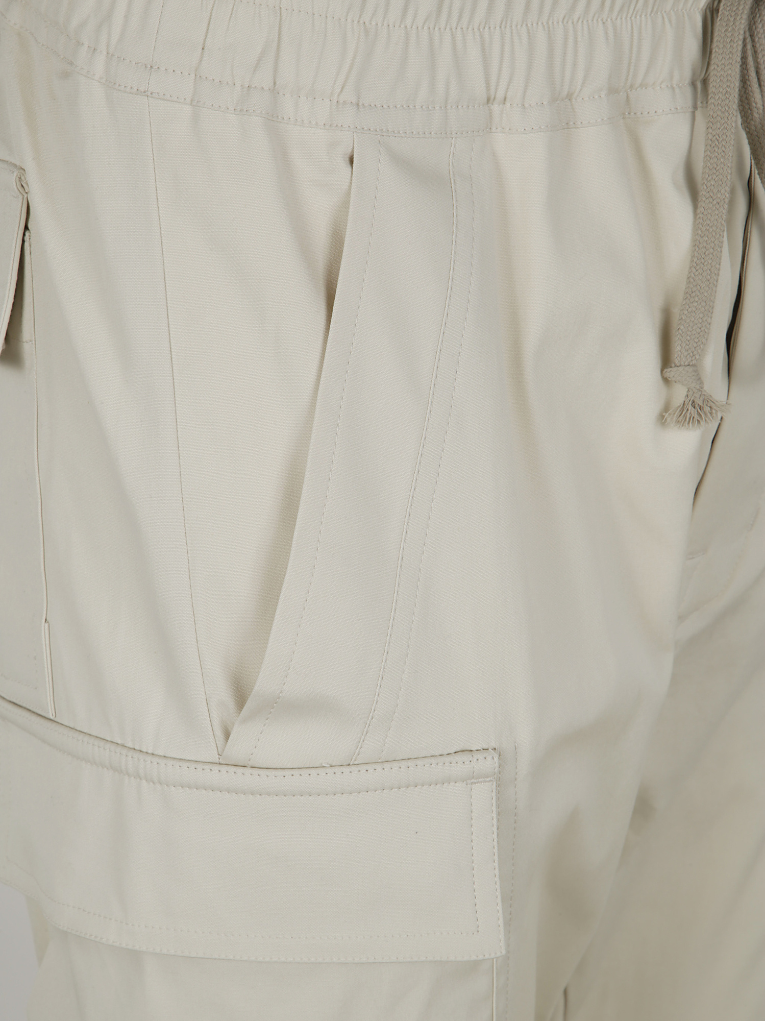 Rick Owens Drawstring Casual Pants In Nude