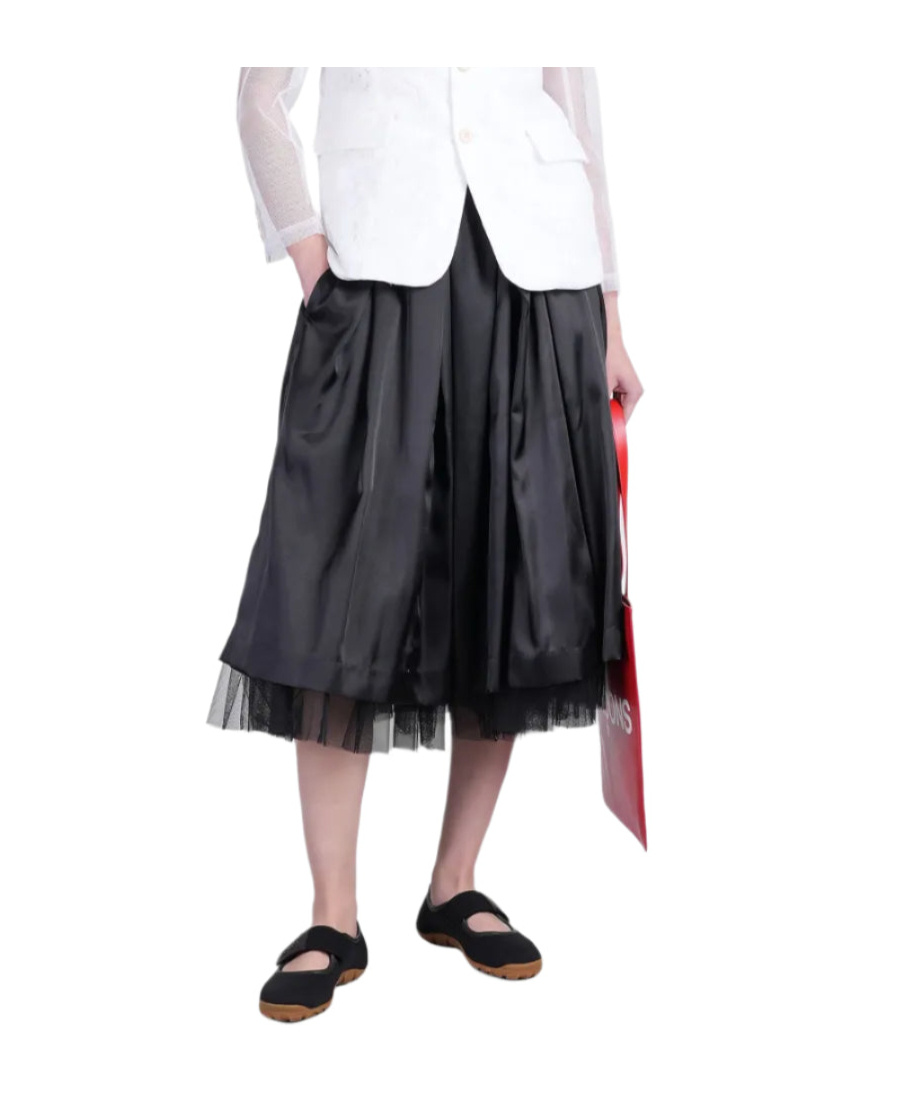 Shop Comme Des Garçons Layered Tulle Skirt