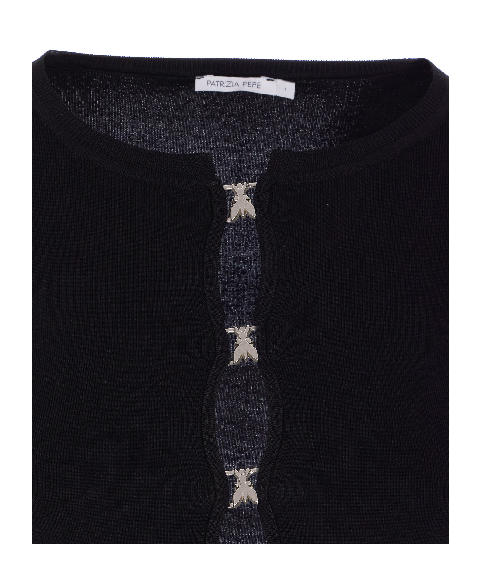 Shop Patrizia Pepe Logo-detail Cardigan