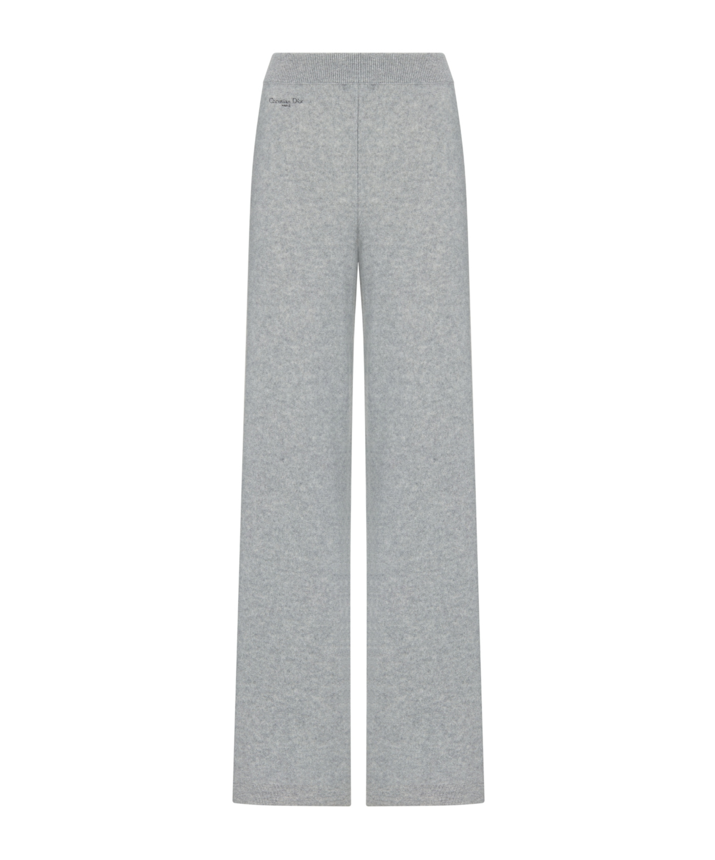 Dior Cashmere Casual Pants In Gray