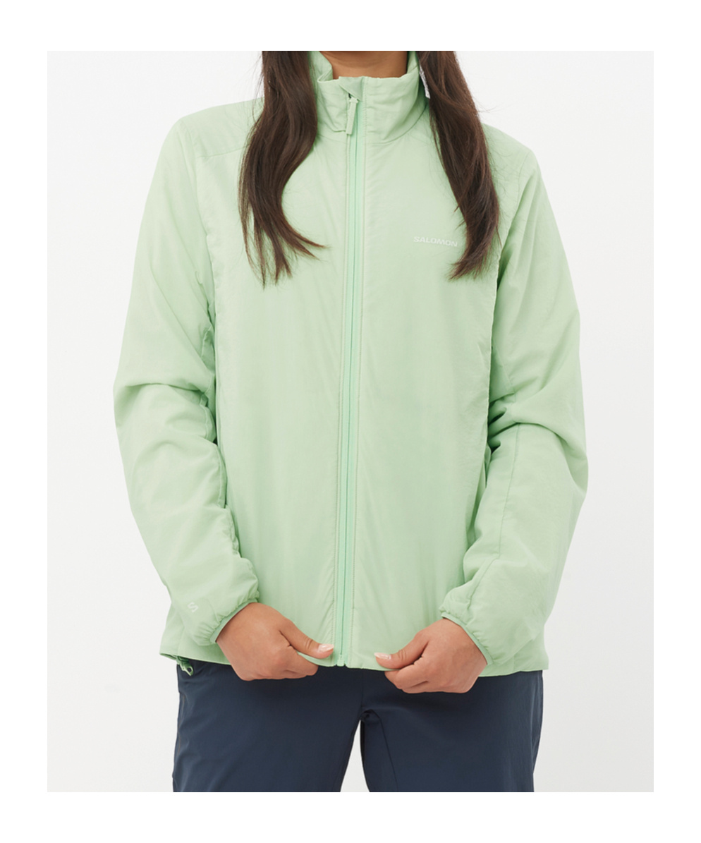 Salomon Mountain Flex Zip-up Jacket In Green