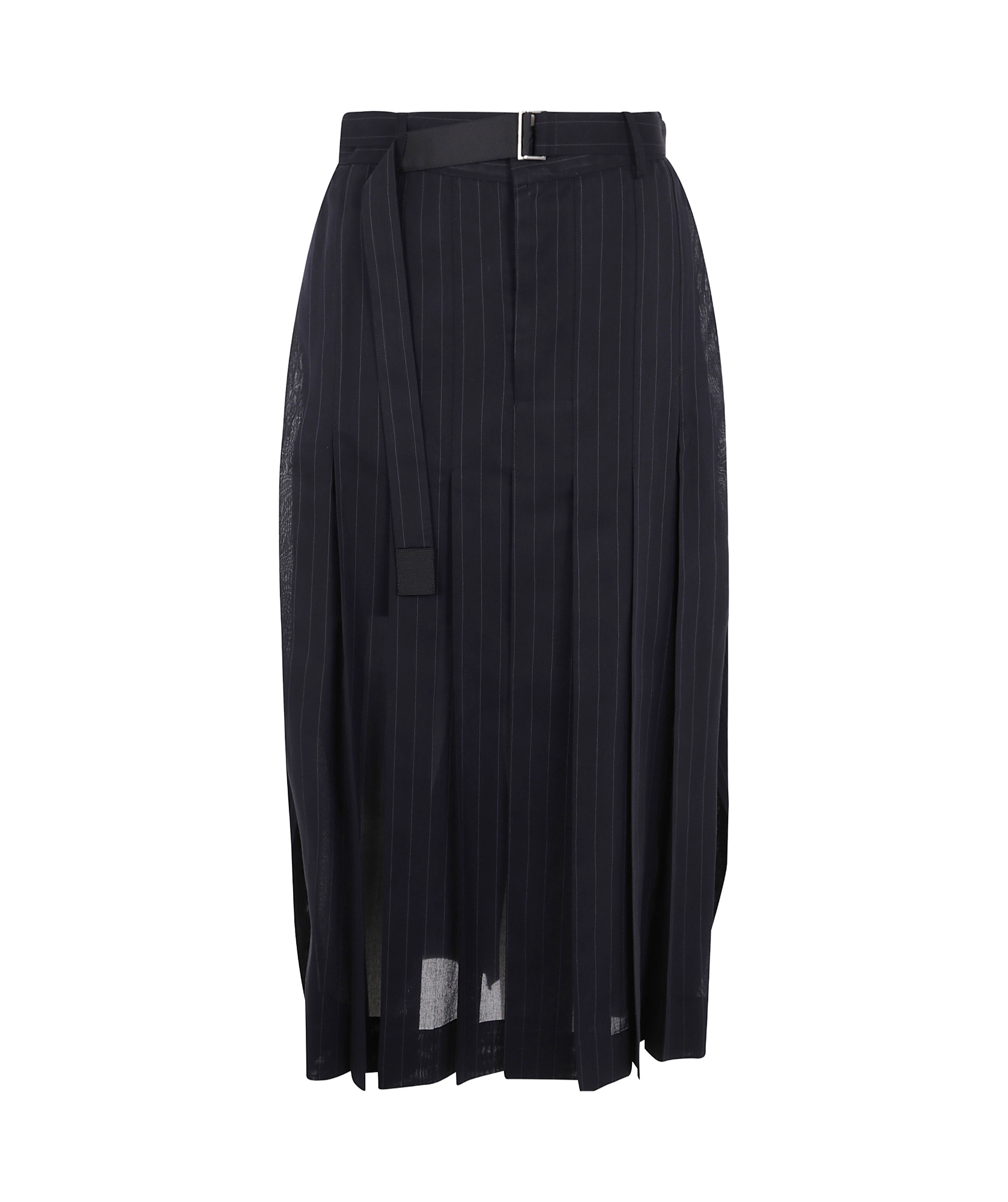 Sacai Belt-loop Skirt In Black