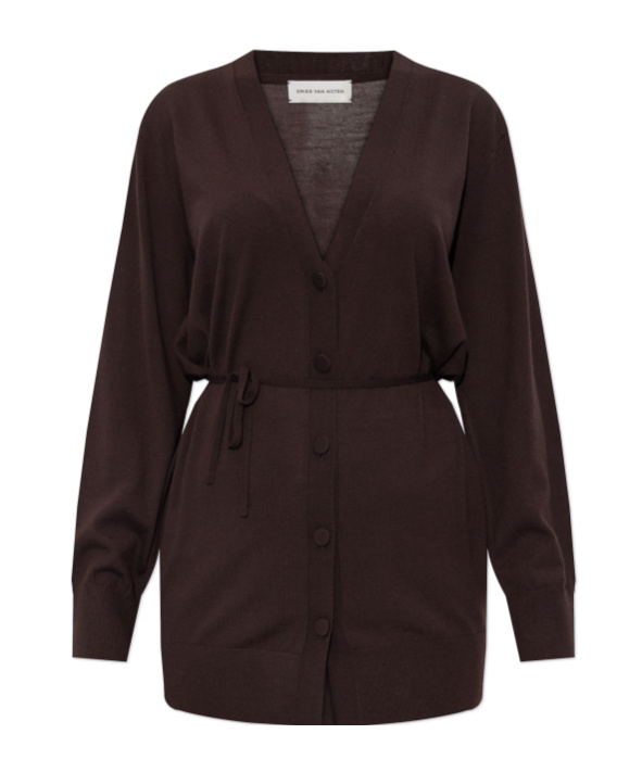Dries Van Noten Long-sleeved Sweater In Black