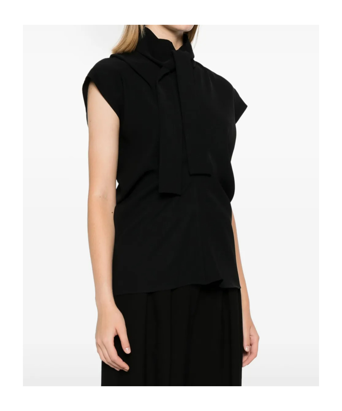 Shop P.a.r.o.s.h Asymmetric-hem Blouse
