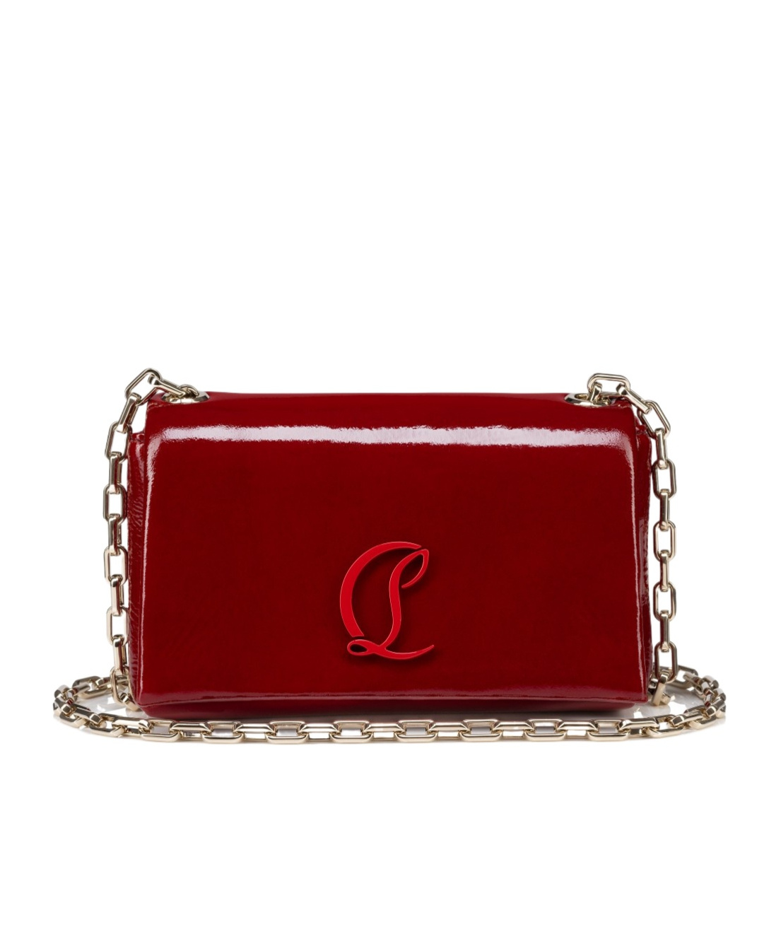 Shop Christian Louboutin Louibi54 Clutch Bag In Red