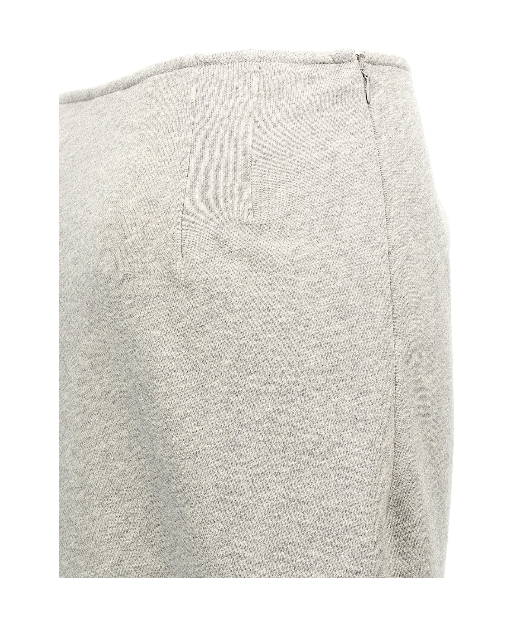 Shop Dries Van Noten Ruffled Skirt In Gray