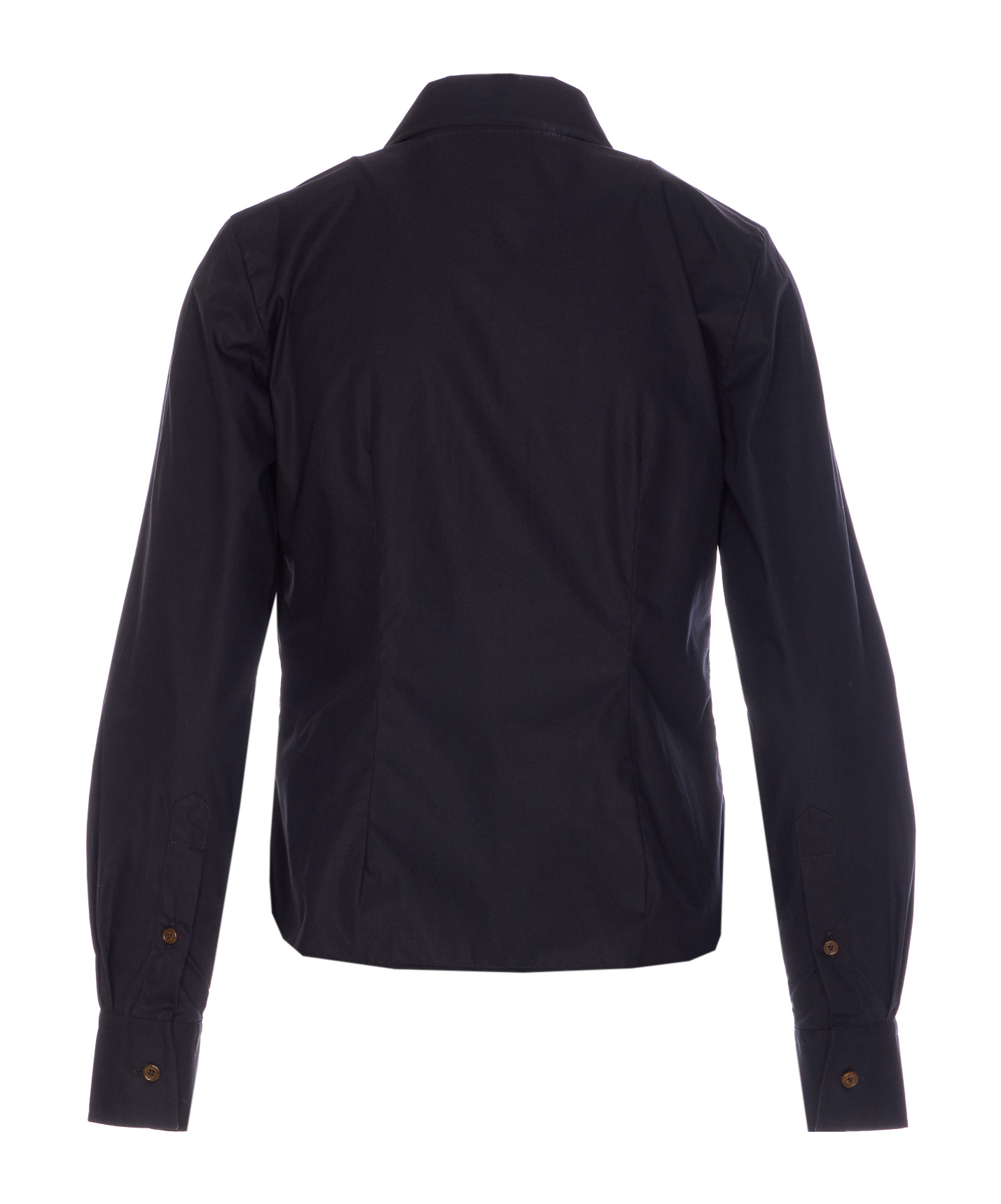 Shop Vivienne Westwood Orb Embroidered Shirt In Black