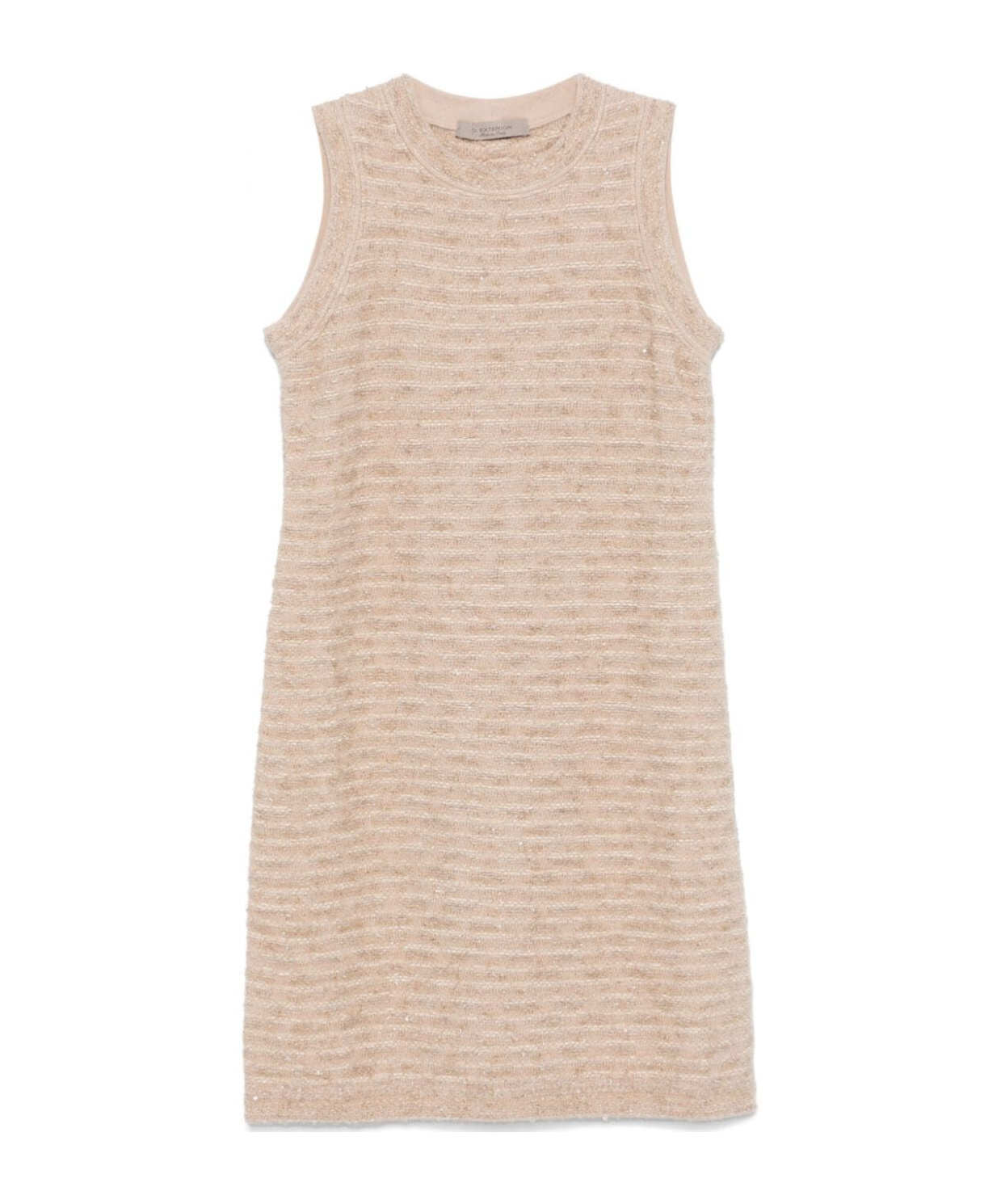 D Exterior Sequin-embellished Midi Dress In Pink