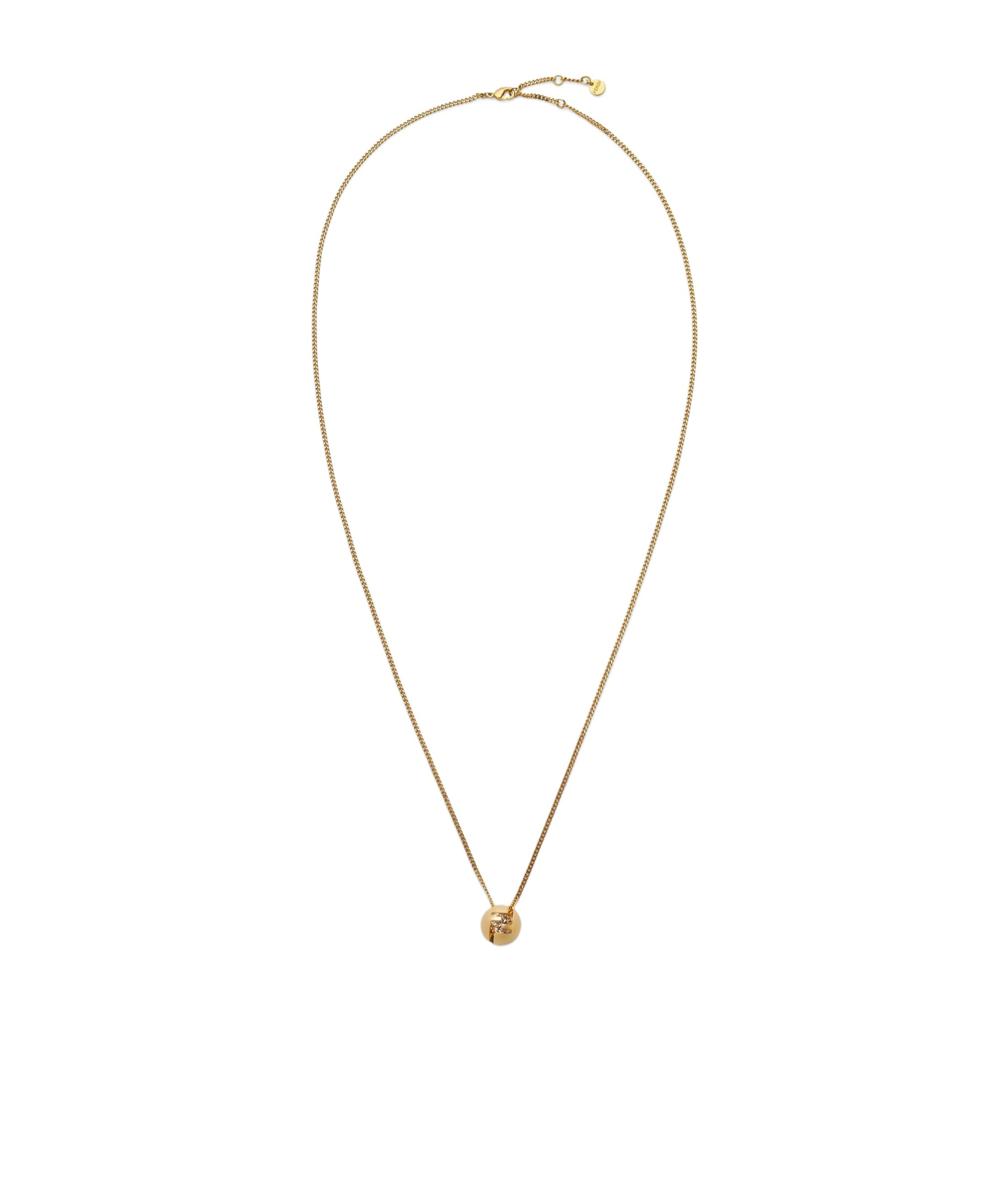 Fendi Gold-colored Necklace In Gold