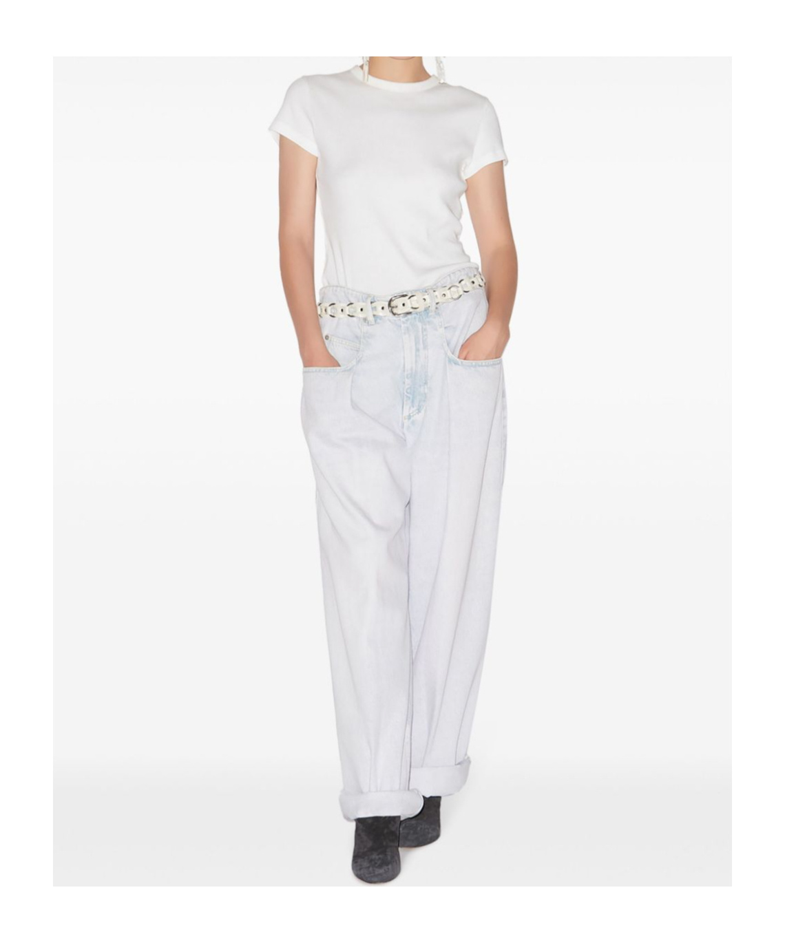 Isabel Marant Étoile Rachelle Jeans In White