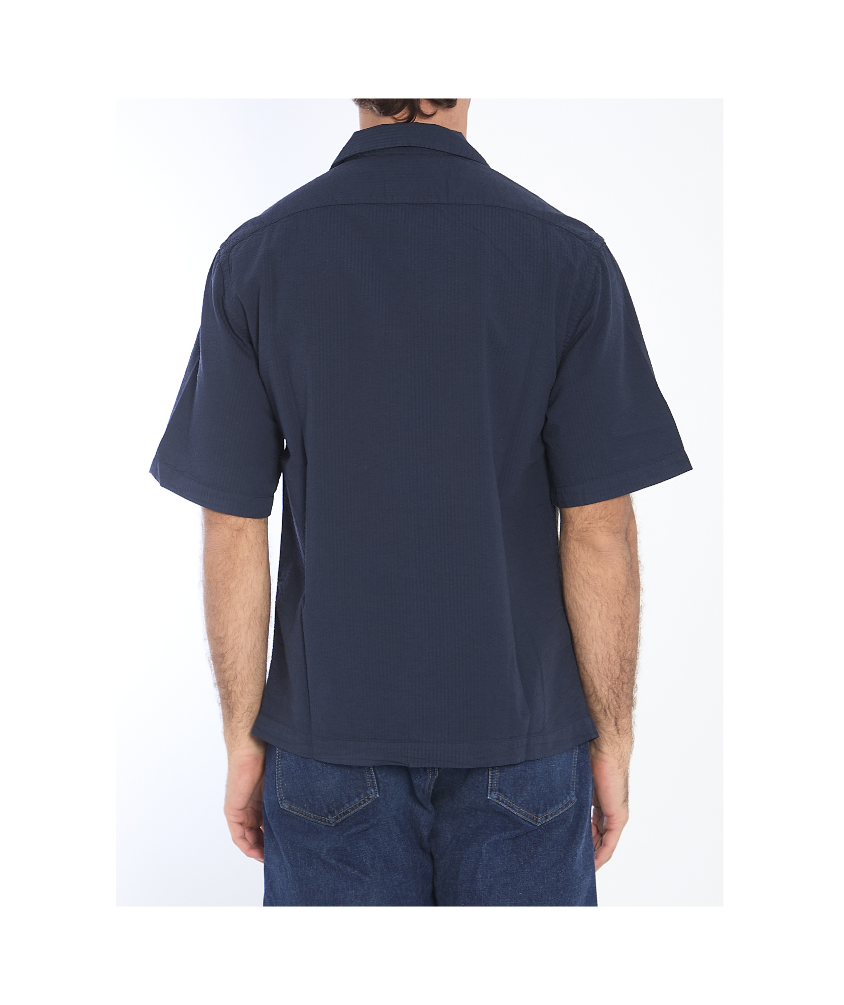 Barena Venezia Cotton Shirt In Blue