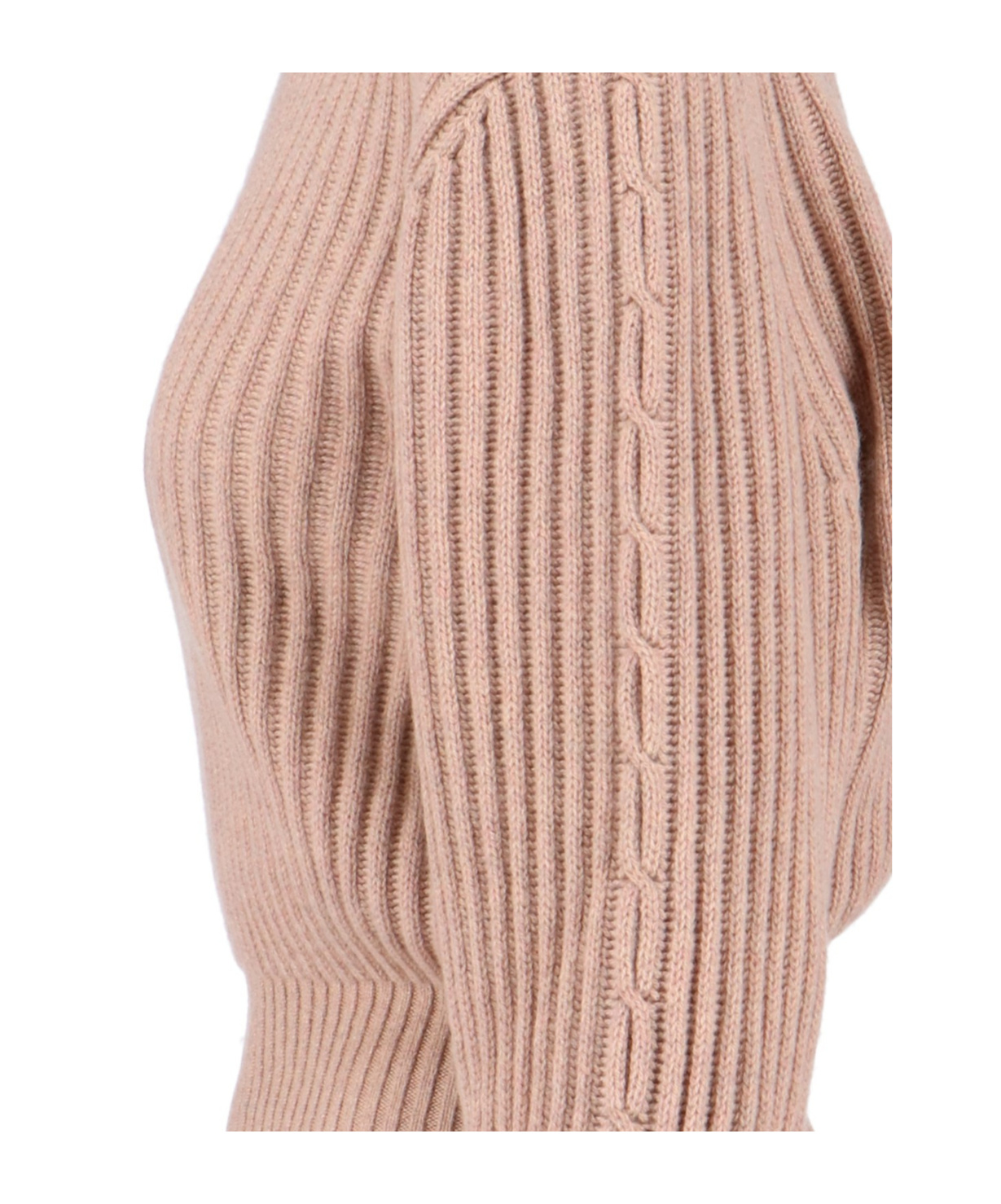 Loro Piana Cashmere Crew Neck Sweater In Pink