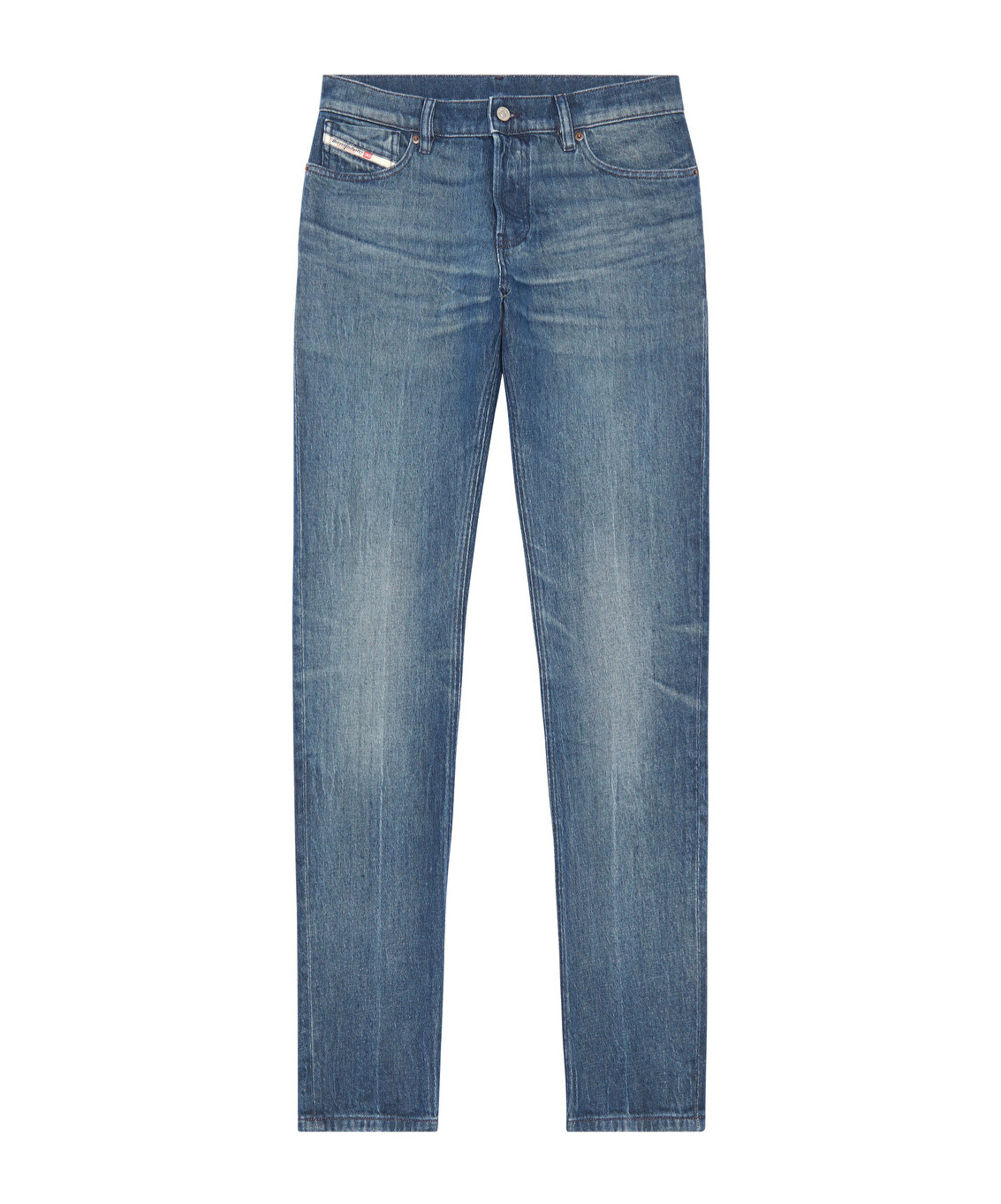Diesel Straight Jeans Pants In Blue