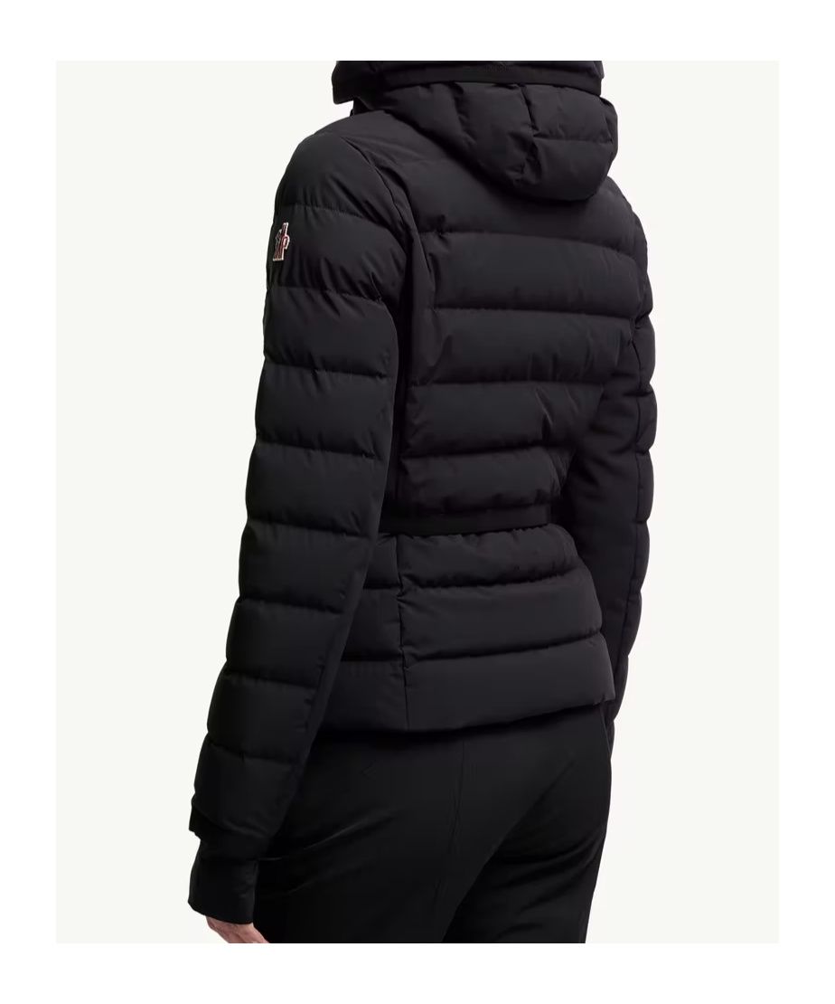Moncler Lamoura Hooded Down Ski Jacket In Multi