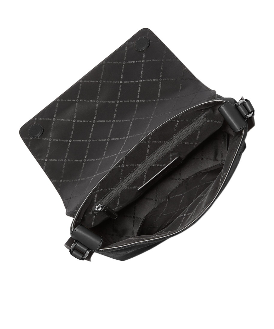 Michael Kors Small Hudson Messenger Bag In Black