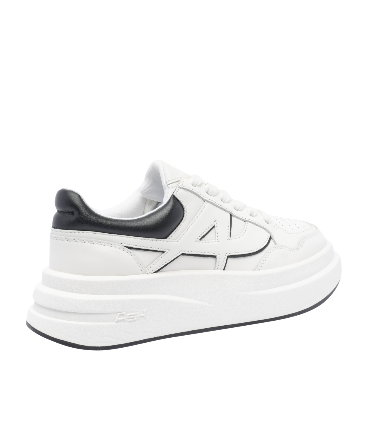 Ash Lace-up Low-cut Casual Shoes In White